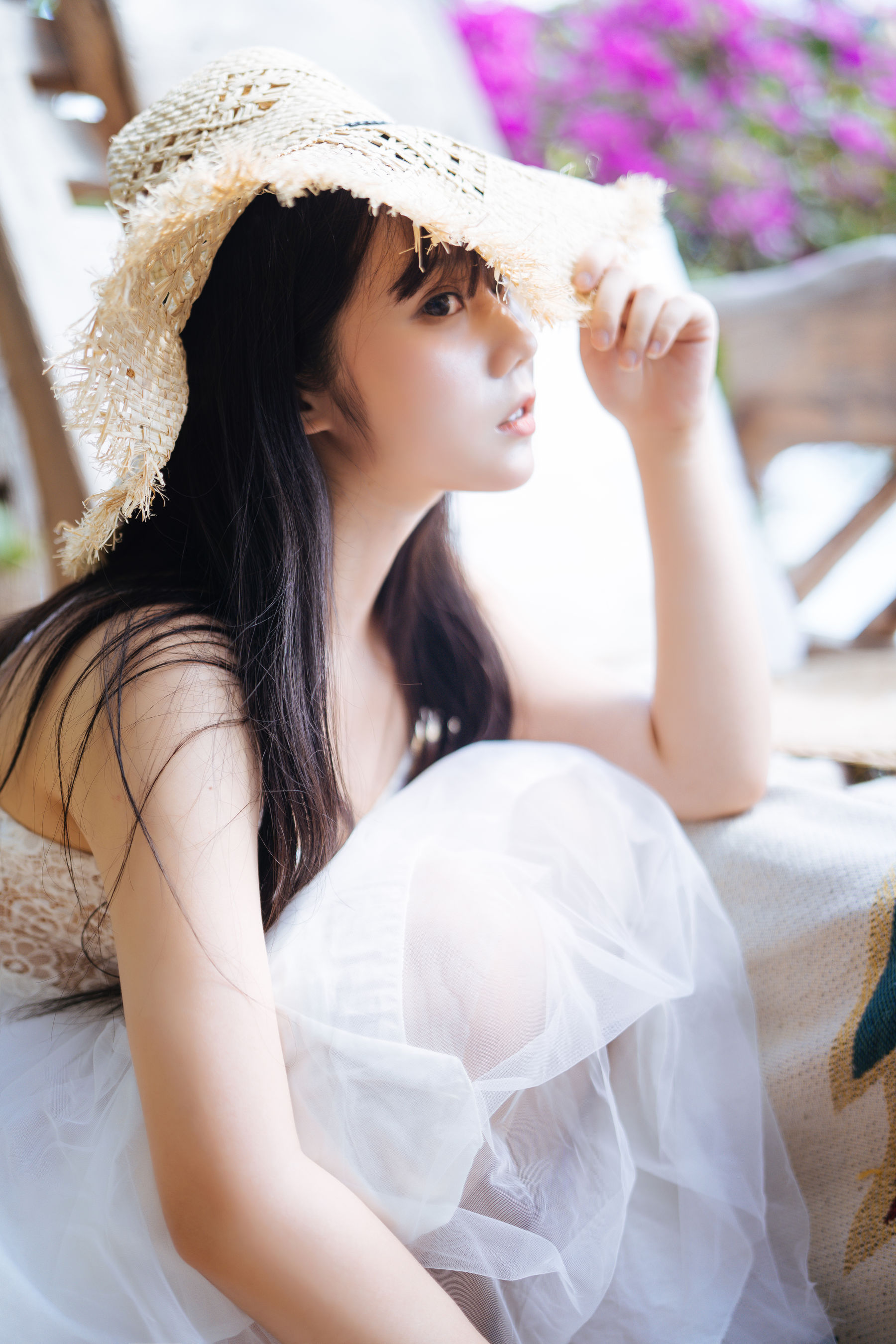 图片[8] - 镜酱 - 静夏之白裙少女 [50P] - 机器猫次元 - 机器猫次元