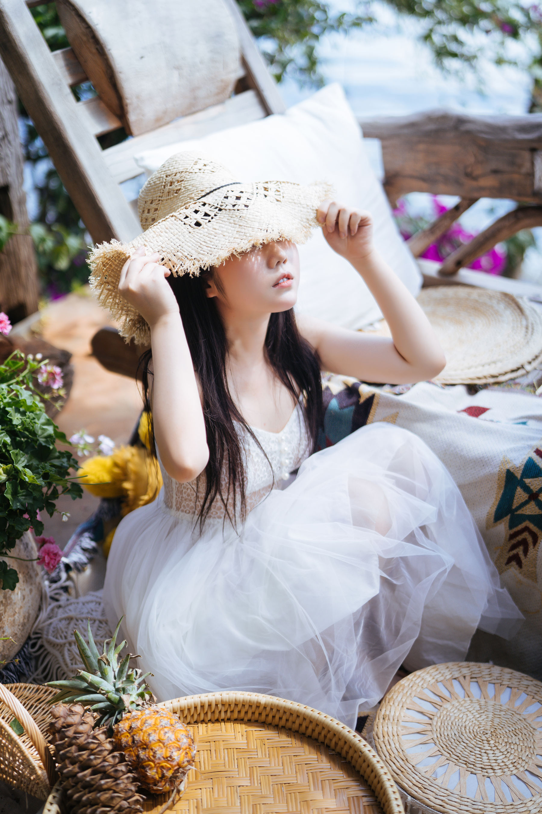 图片[7] - 镜酱 - 静夏之白裙少女 [50P] - 机器猫次元 - 机器猫次元