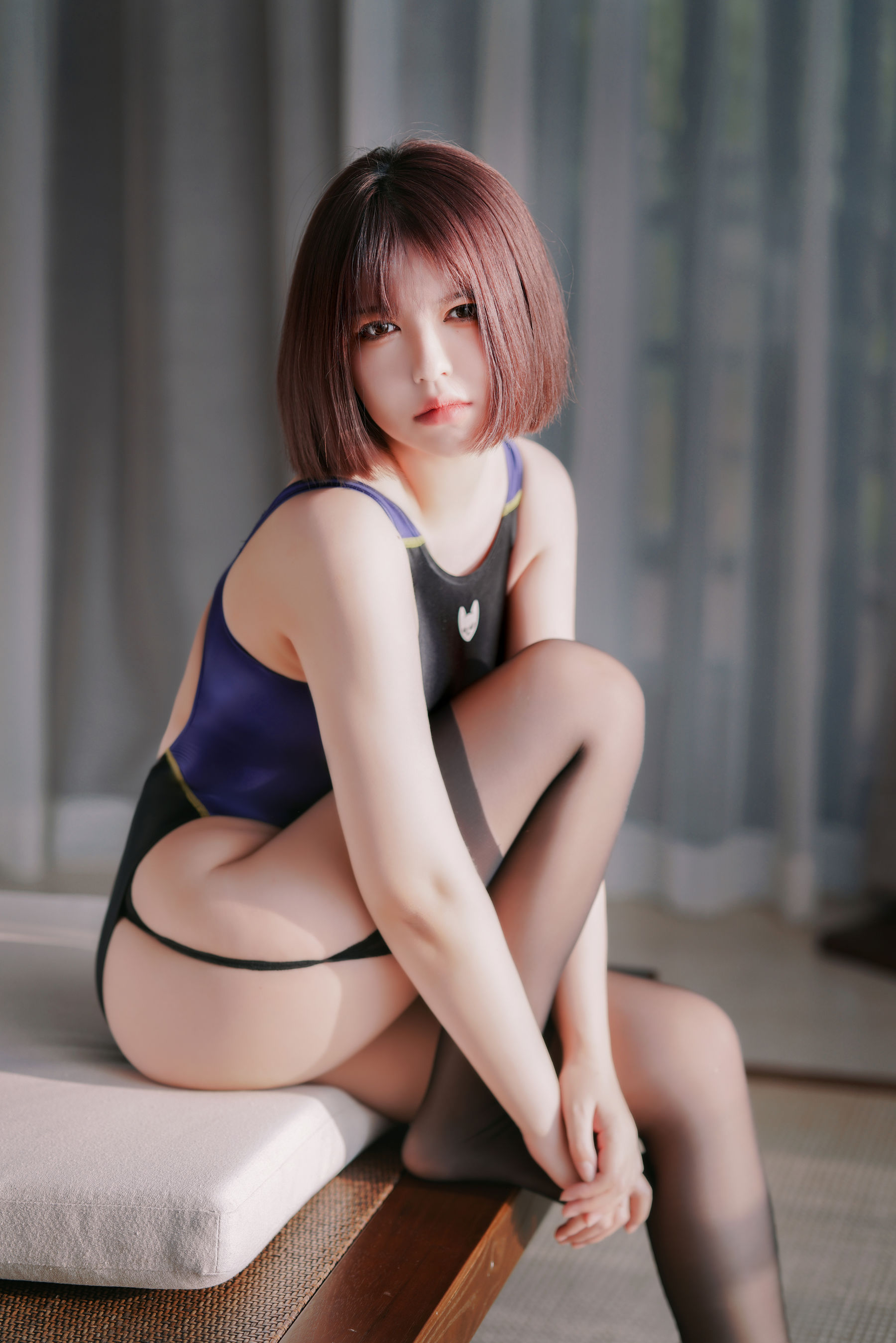 图片[6] - 半半子 - 競泳水着を着た彼女 [35P] - 机器猫次元 - 机器猫次元