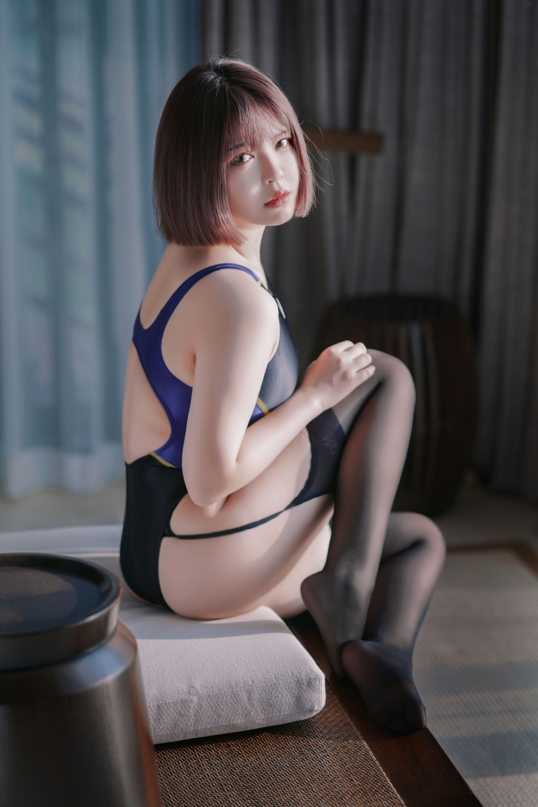 图片[7] - 半半子 - 競泳水着を着た彼女 [35P] - 机器猫次元 - 机器猫次元
