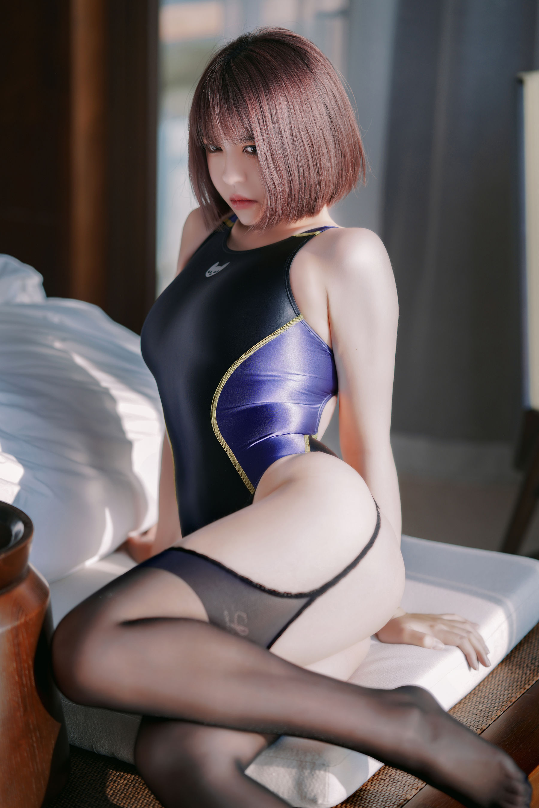 图片[5] - 半半子 - 競泳水着を着た彼女 [35P] - 机器猫次元 - 机器猫次元