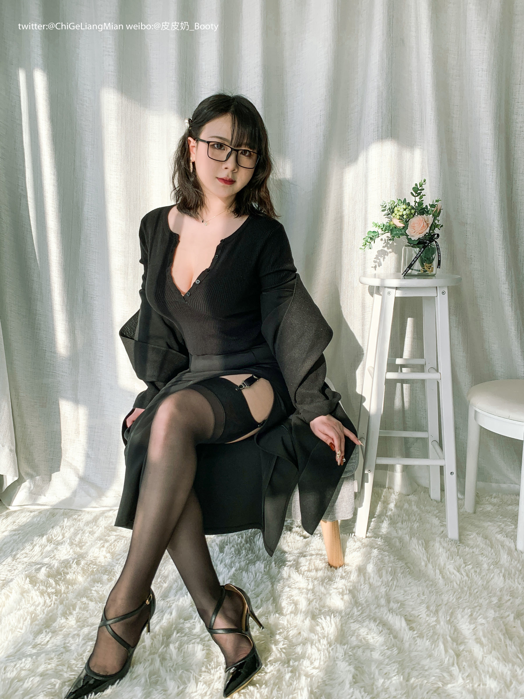 图片[6] - 皮皮奶可可爱了啦 黑色OL [120P] - 机器猫次元 - 机器猫次元