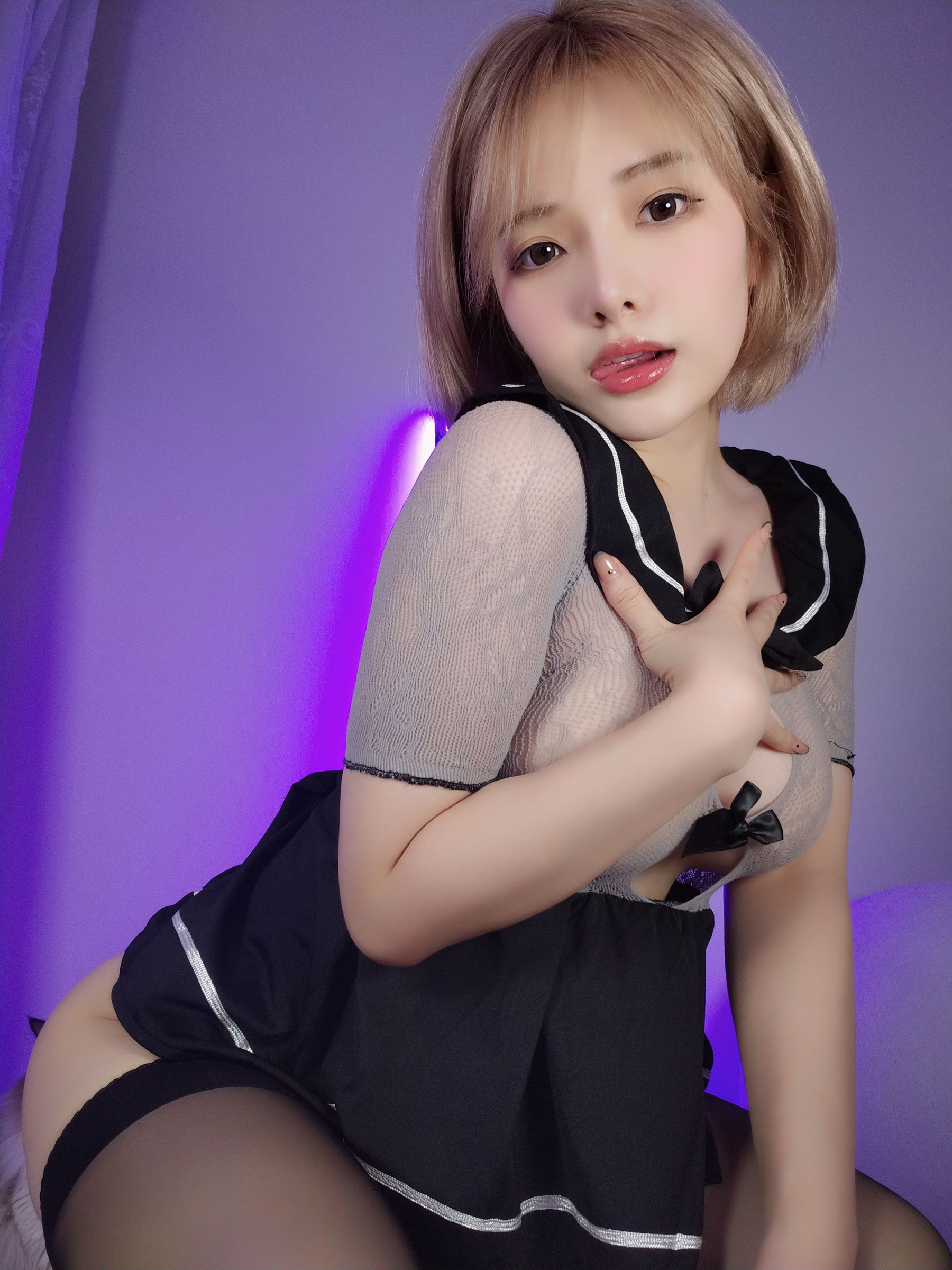 图片[7] - 雯妹不讲道理 - 网纱JK [36P] - 机器猫次元 - 机器猫次元