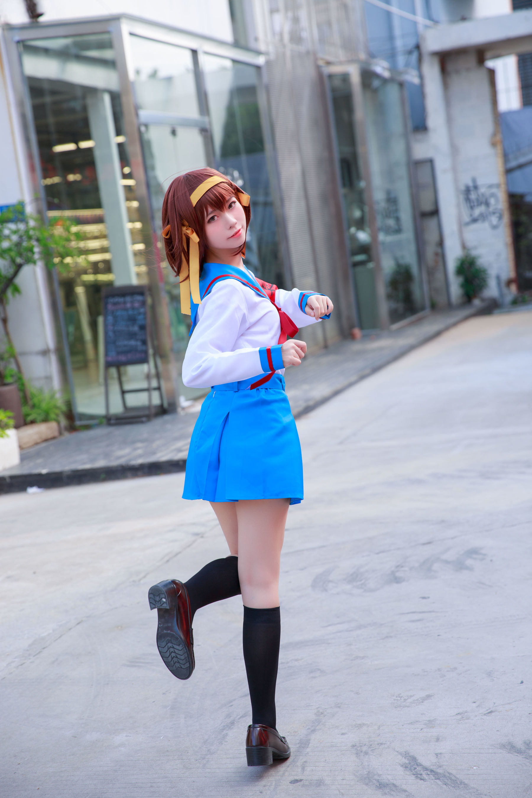 图片[4] - G44不会受伤 - 凉宫 制服 [20P] - 机器猫次元 - 机器猫次元