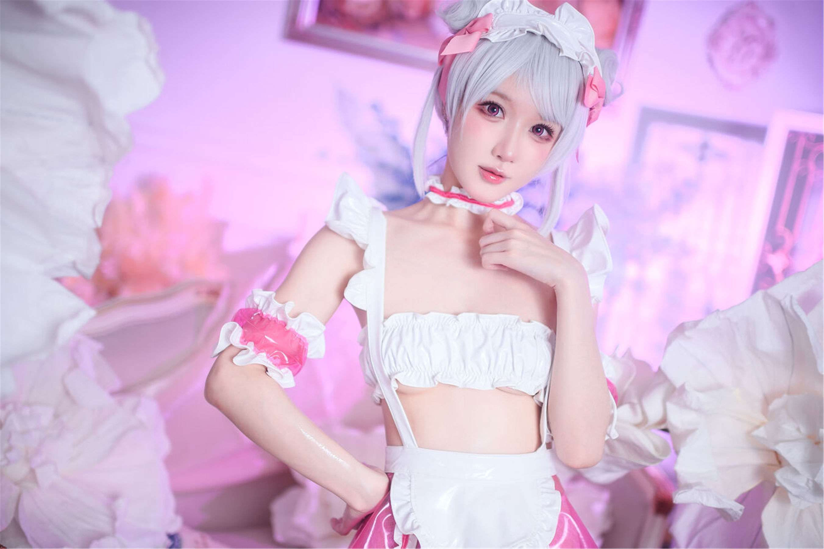 图片[2] - 阿包也是兔娘 - 七夕粉粉女仆 [49P] - 机器猫次元 - 机器猫次元