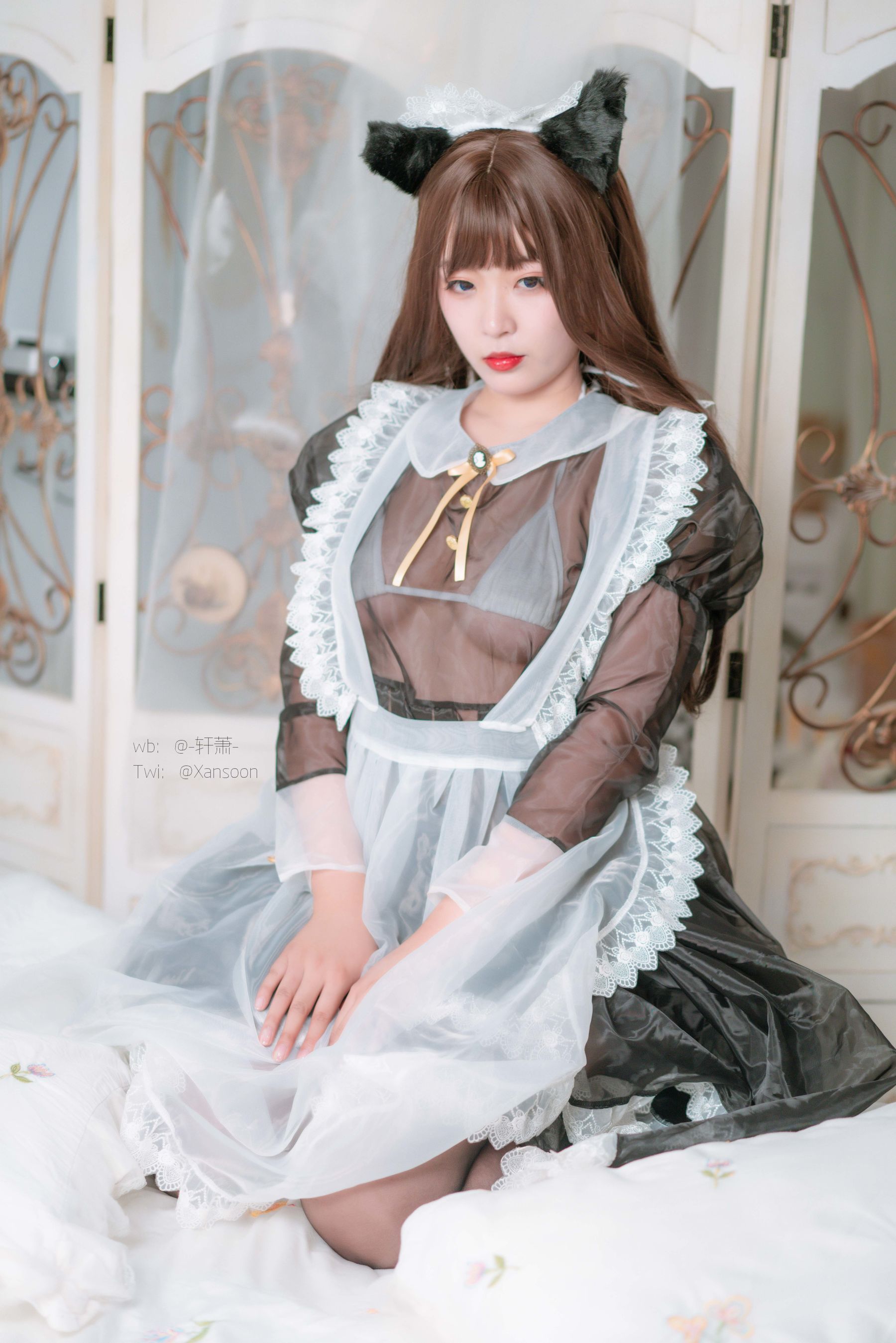 图片[1] - 轩萧学姐 - 透明女仆 [28P] - 机器猫次元 - 机器猫次元