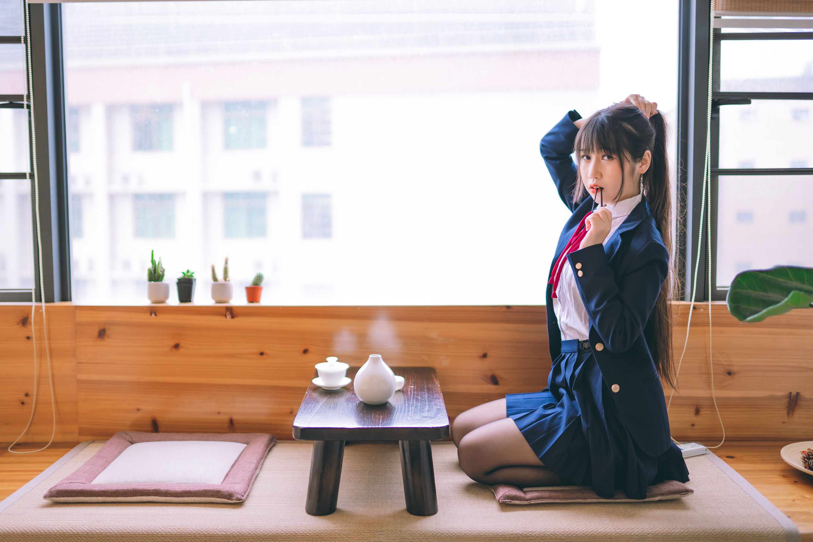 图片[2] - 不呆猫 - 校服JK [64P] - 机器猫次元 - 机器猫次元