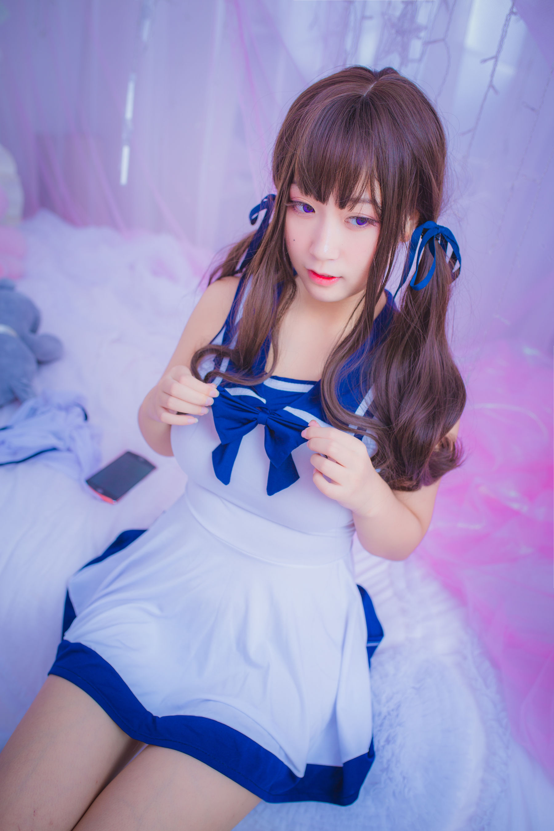 图片[1] - 猫九酱 - 连衣水手服 [11P] - 机器猫次元 - 机器猫次元
