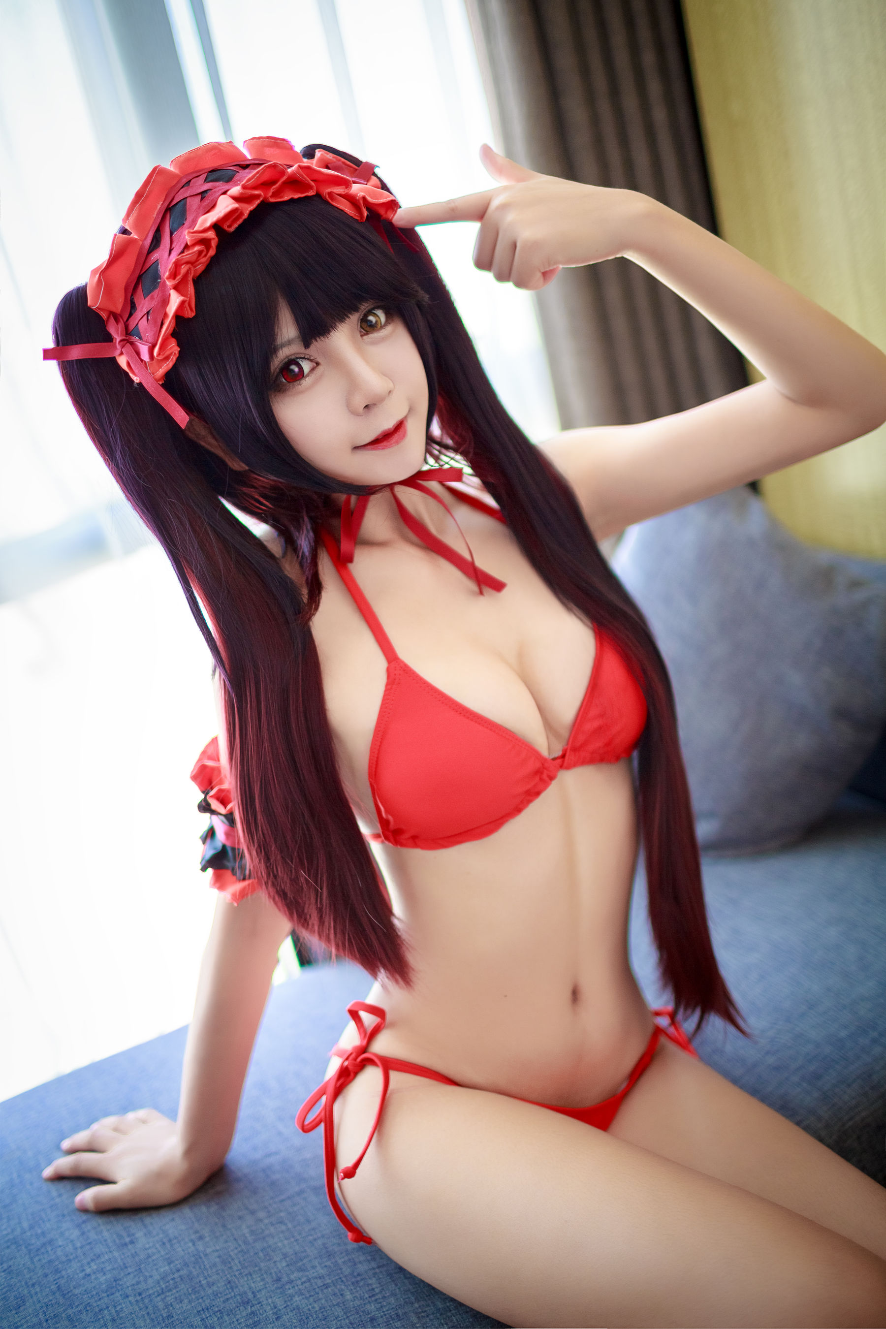 图片[1] - 塔塔_Lo1iTa - 狂三泳装 [16P] - 机器猫次元 - 机器猫次元