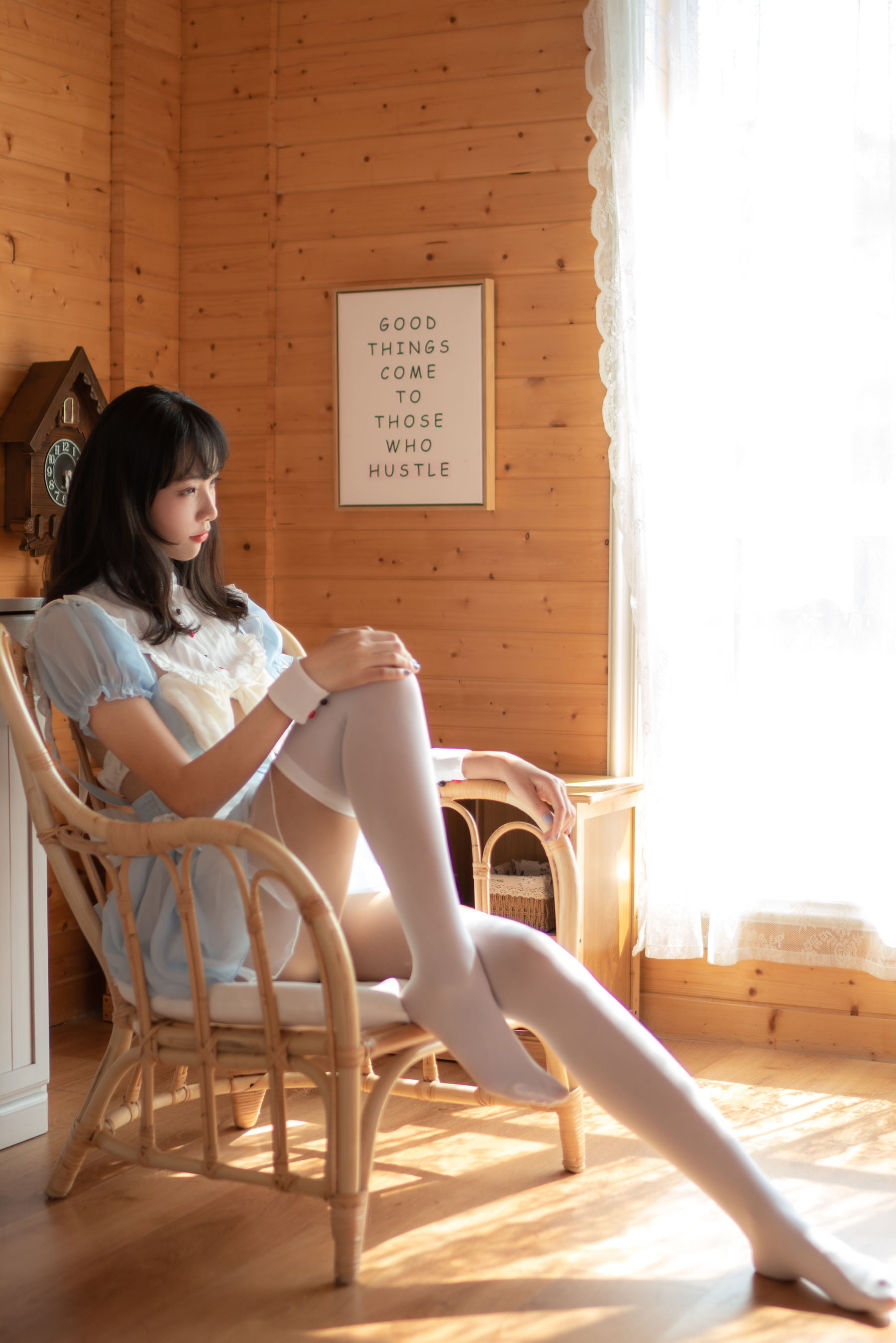 图片[2] - 清纯妹子西瓜 - 蓝白女仆 [26P] - 机器猫次元 - 机器猫次元
