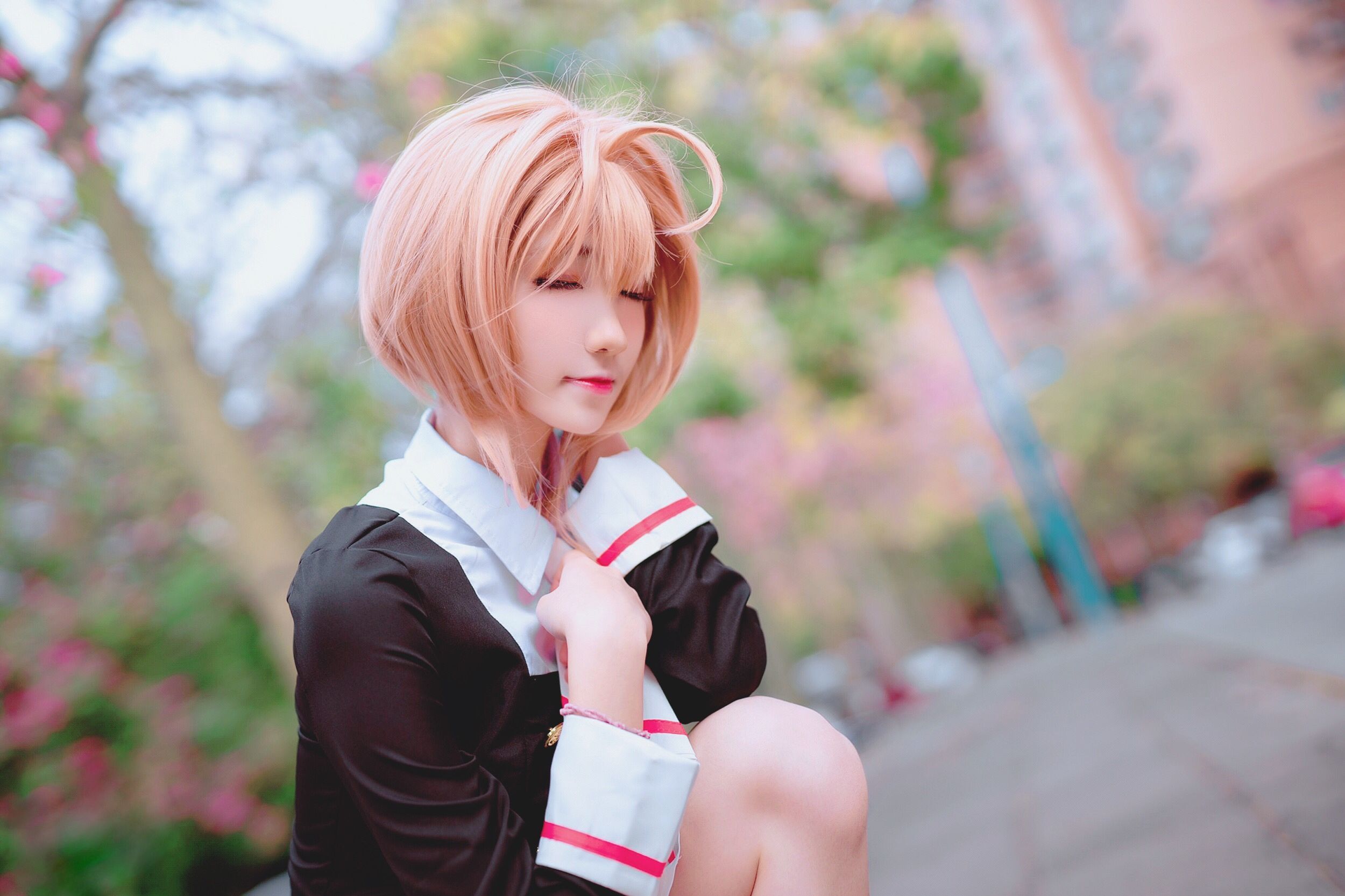 图片[1] - 南桃Momoko - 木之本樱制服 [9P] - 机器猫次元 - 机器猫次元