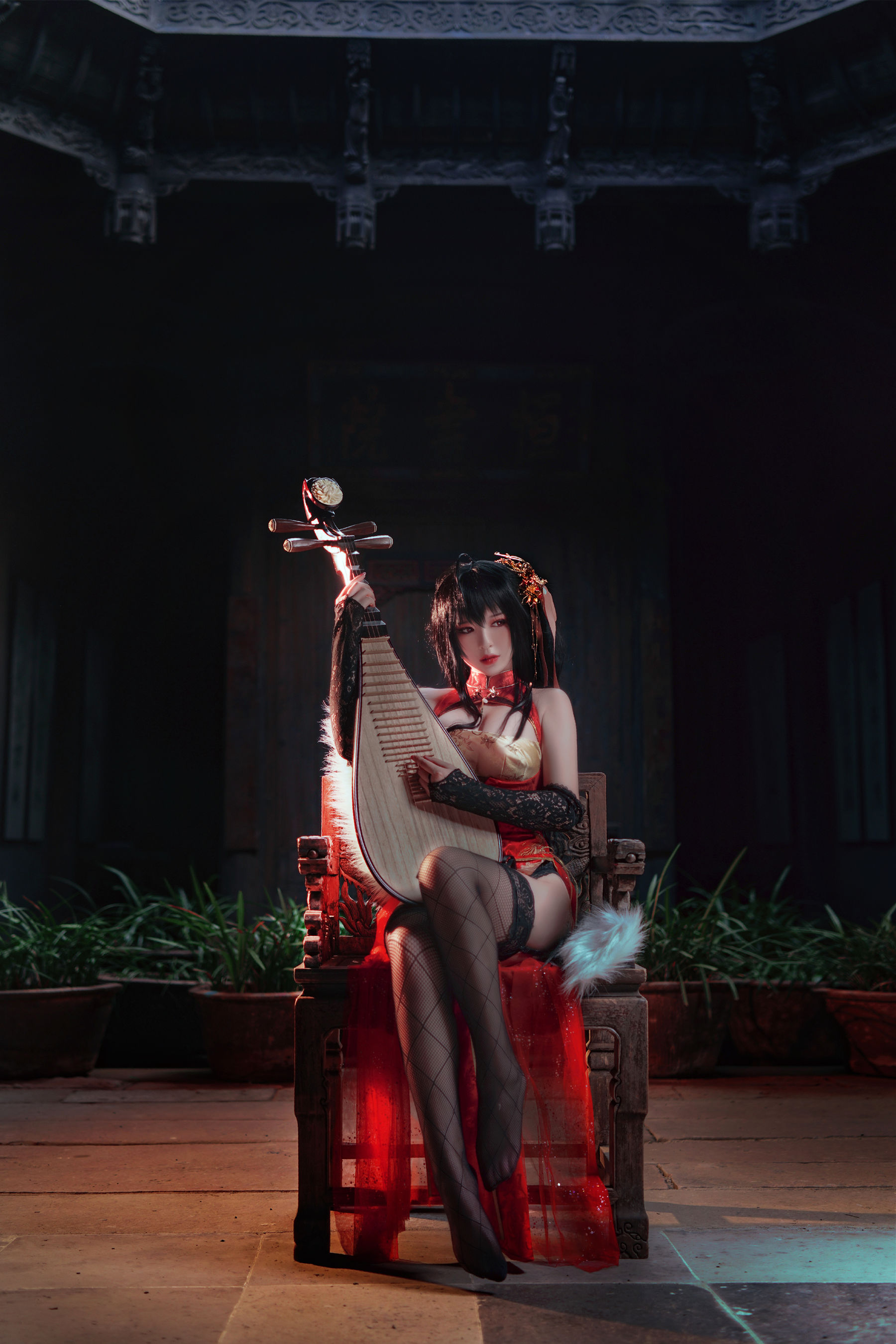 图片[1] - 半半子 - 大凤旗袍 [40P] - 机器猫次元 - 机器猫次元
