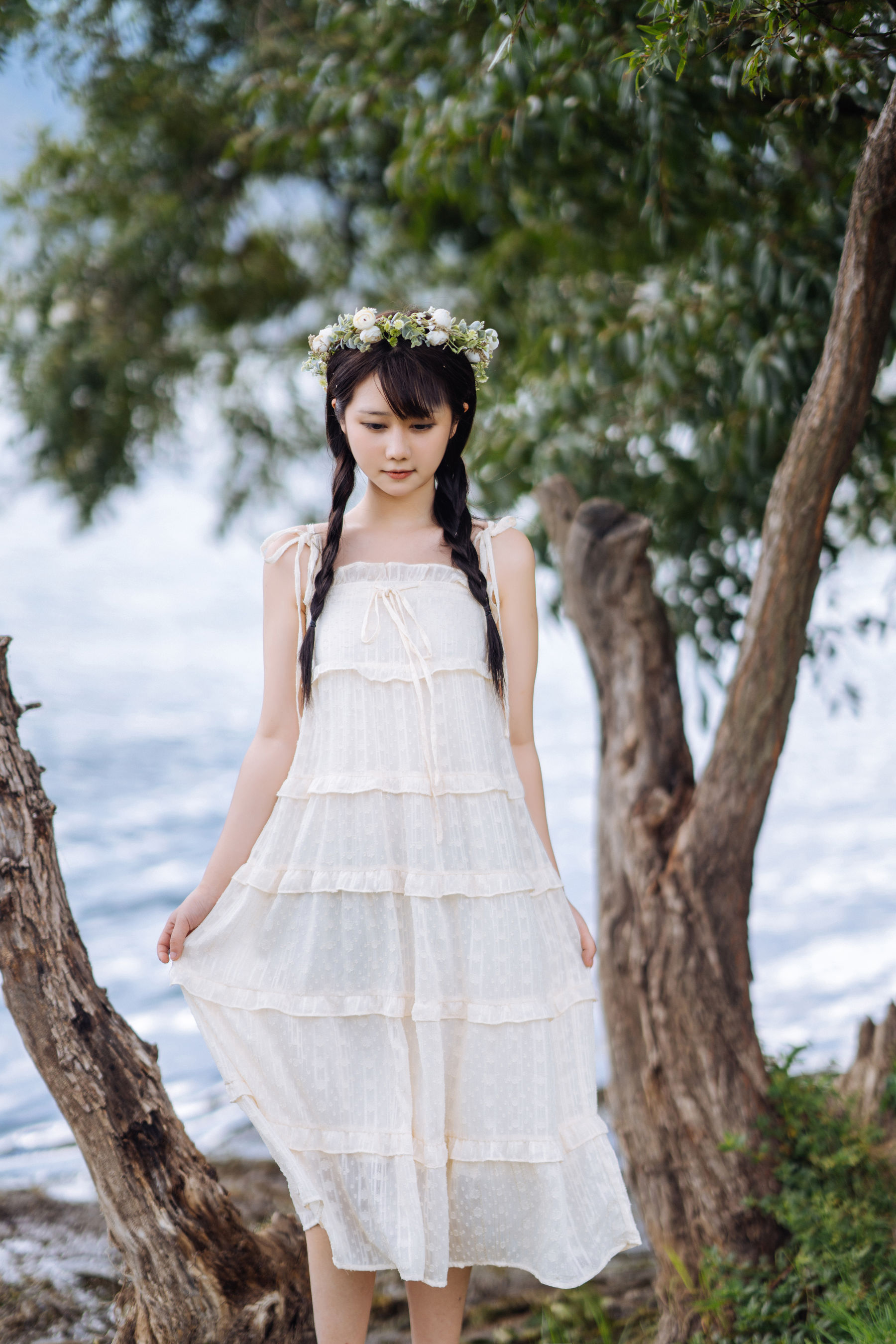 图片[1] - 镜酱 - 静夏之花环女孩 [43P] - 机器猫次元 - 机器猫次元