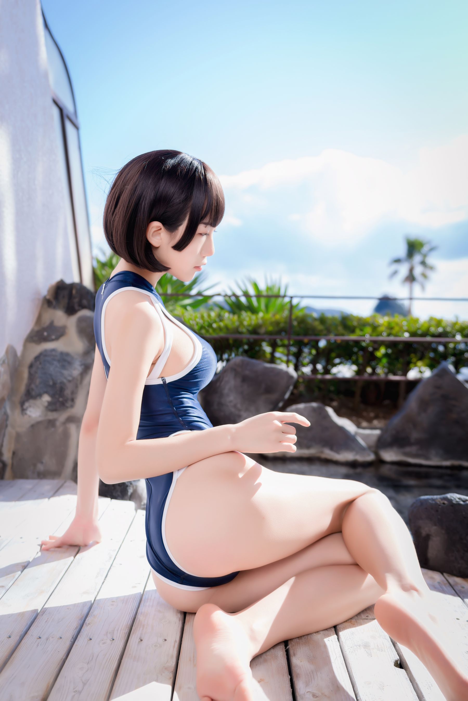 图片[1] - 水淼aqua - 竞泳水着 [40P] - 机器猫次元 - 机器猫次元