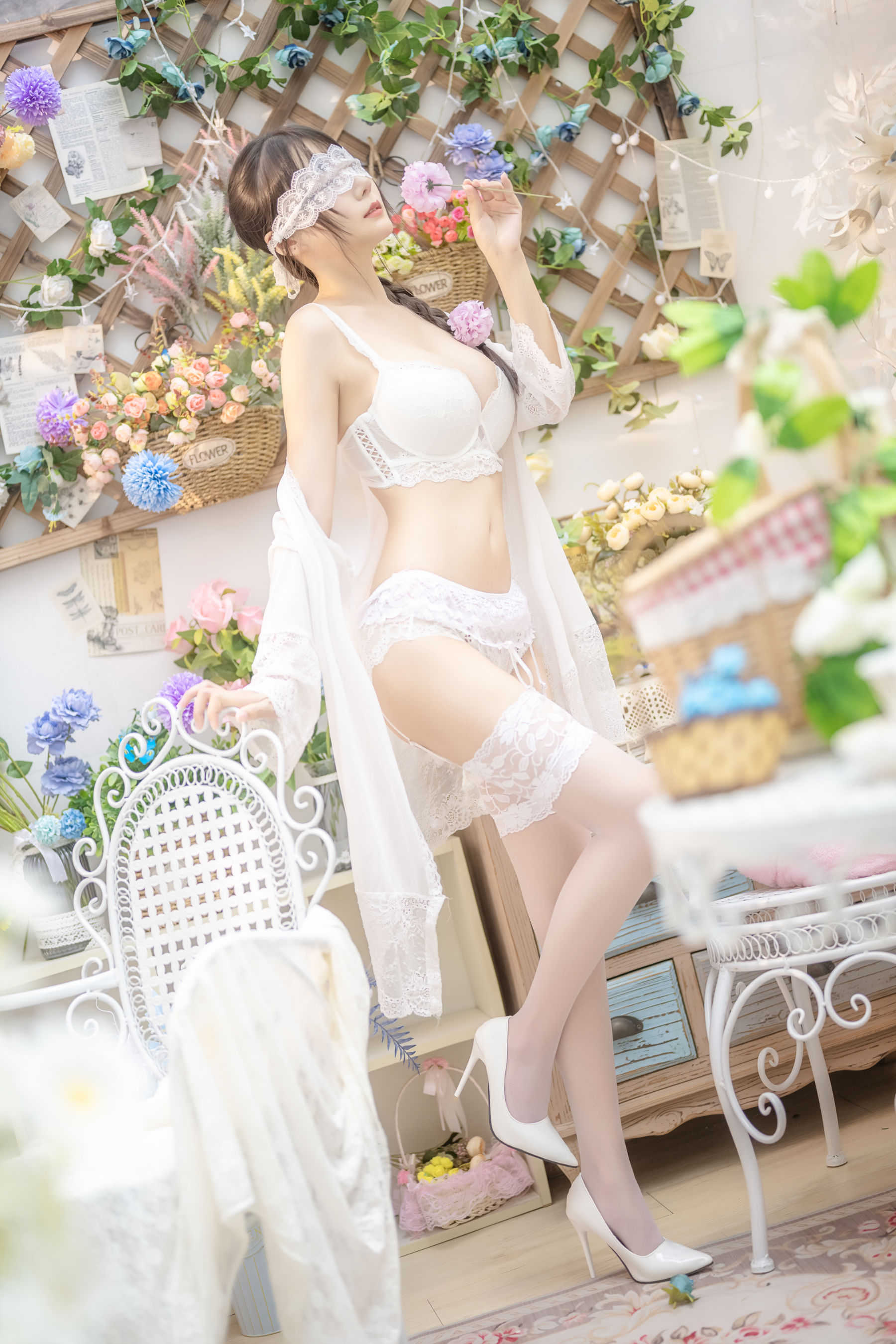 图片[8] - 香草喵露露 - 白色玫瑰 [48P] - 机器猫次元 - 机器猫次元