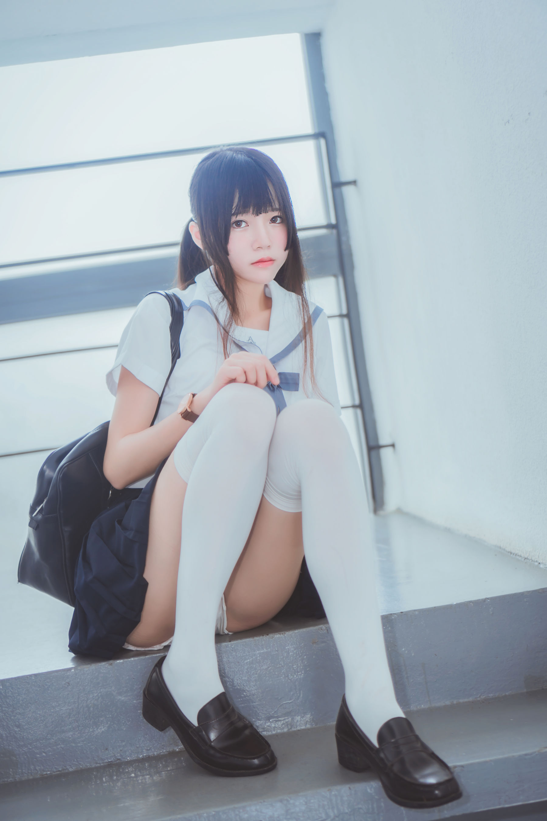 图片[3] - 桜桃喵《蓝白水手服》 [39P] - 机器猫次元 - 机器猫次元