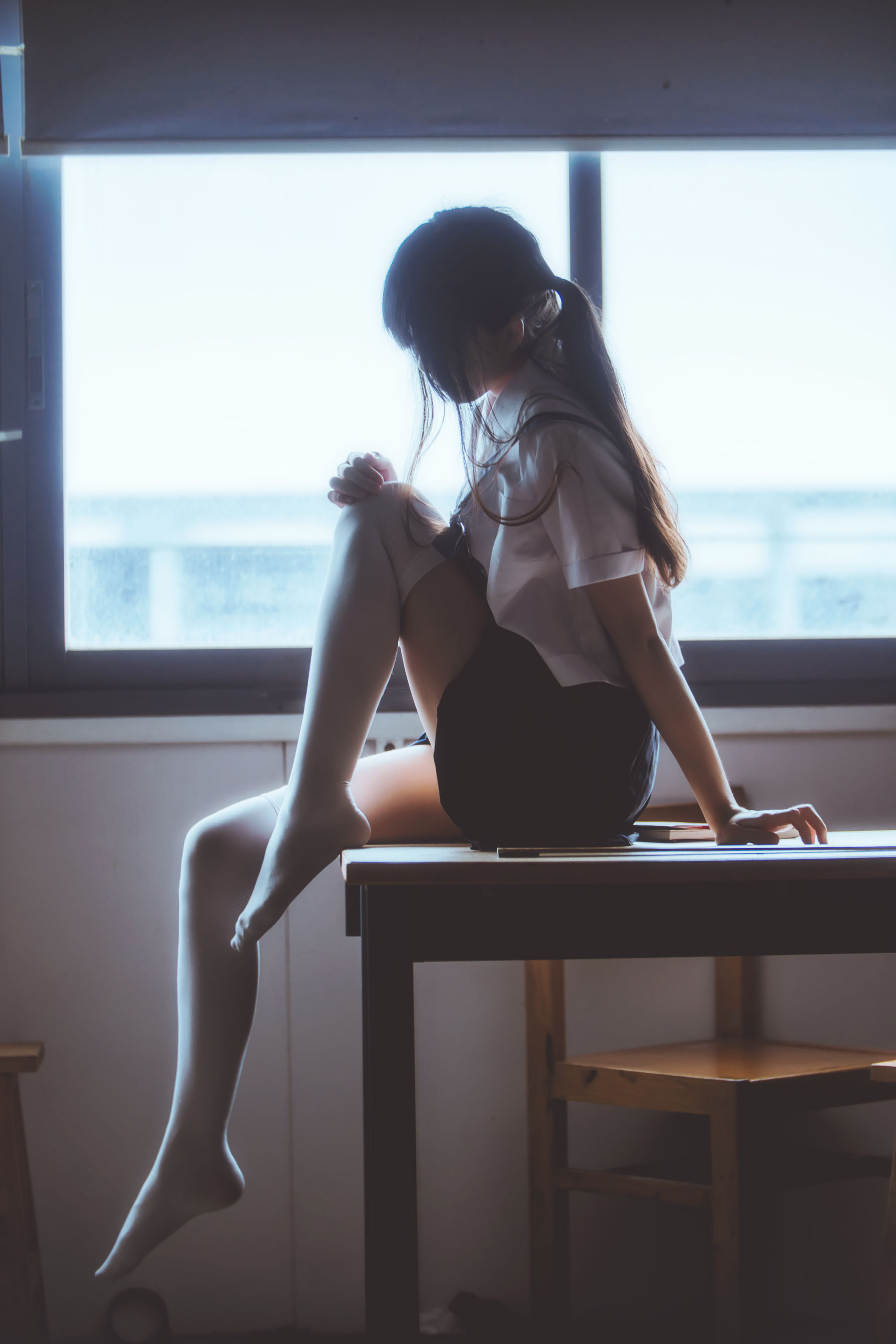 图片[8] - 桜桃喵《蓝白水手服》 [39P] - 机器猫次元 - 机器猫次元