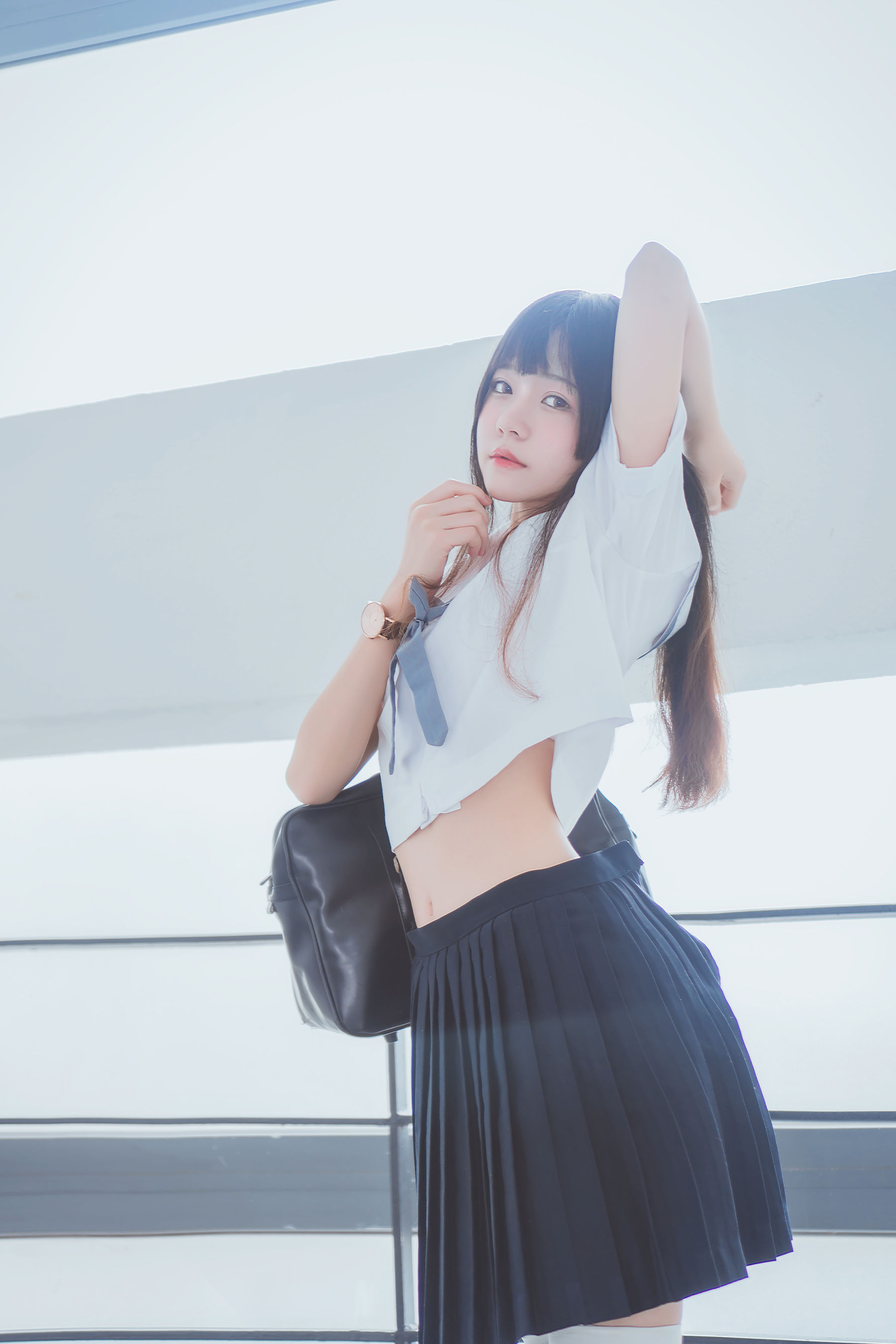 图片[2] - 桜桃喵《蓝白水手服》 [39P] - 机器猫次元 - 机器猫次元