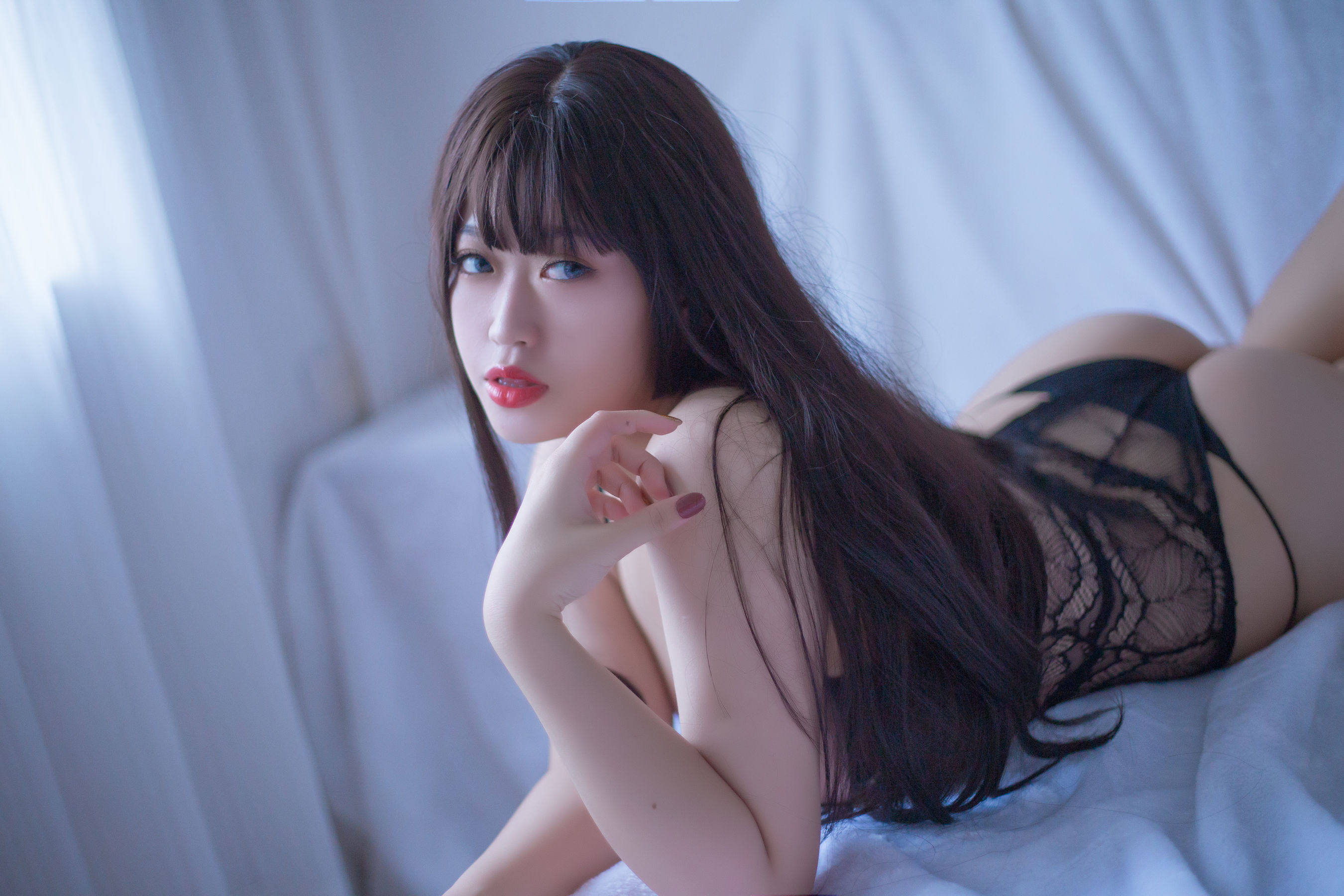 图片[1] - 维他奶泽 - 黑蕾丝 [25P] - 机器猫次元 - 机器猫次元
