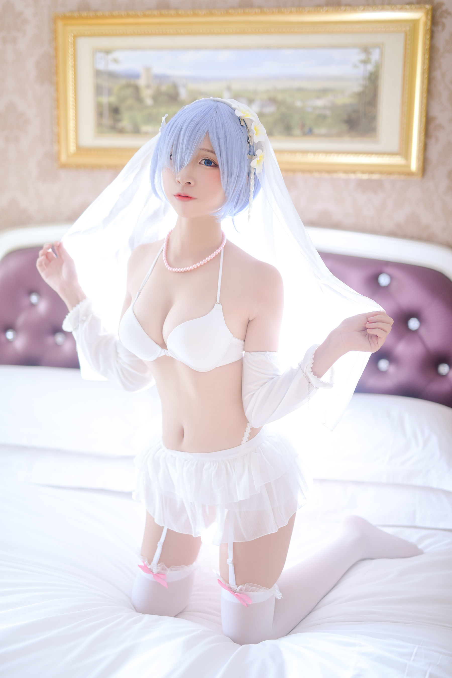 图片[1] - 二佐Nisa 蕾姆婚纱 [35P] - 机器猫次元 - 机器猫次元