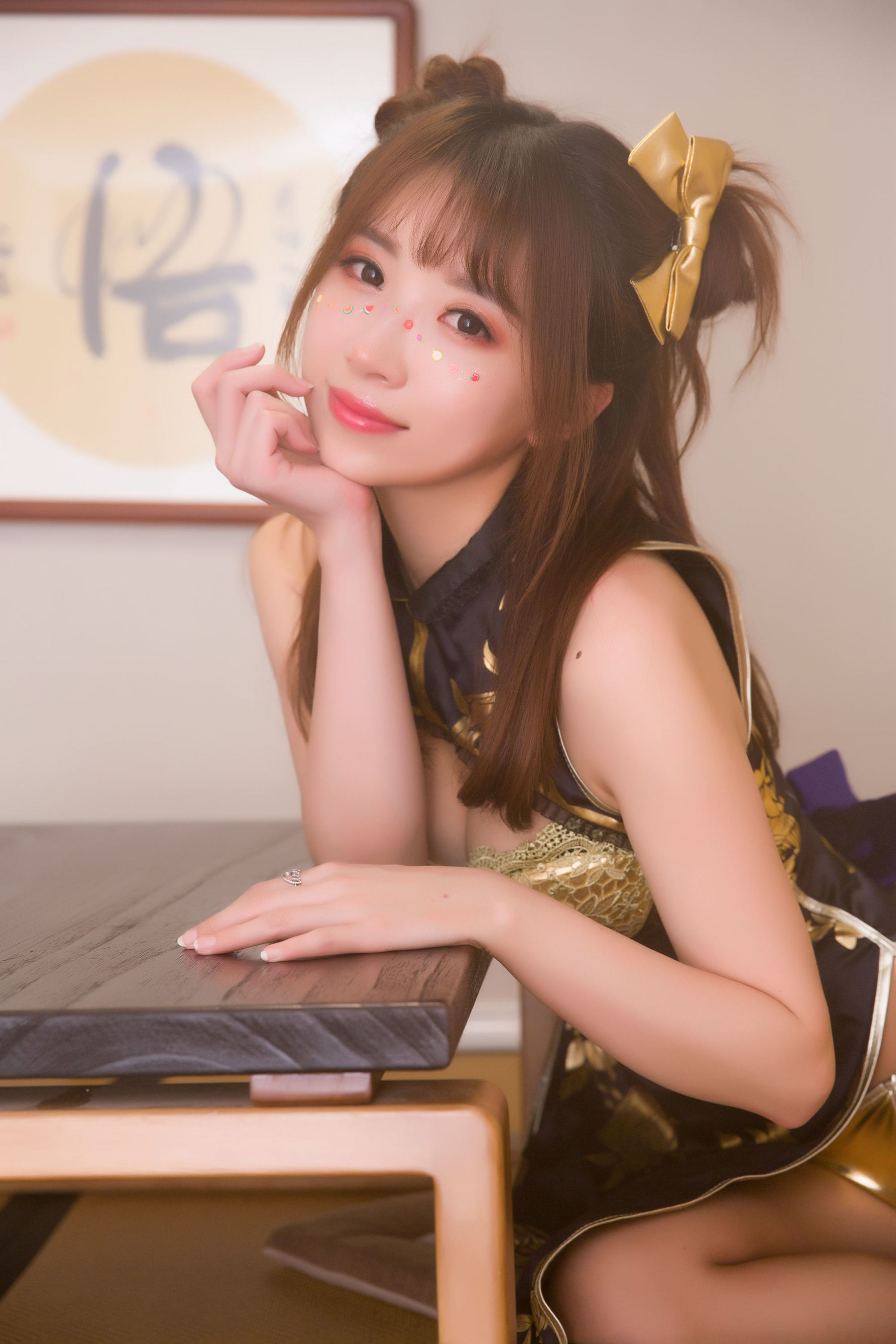 图片[2] - 小女巫露娜 - 金丝旗袍 [28P] - 机器猫次元 - 机器猫次元