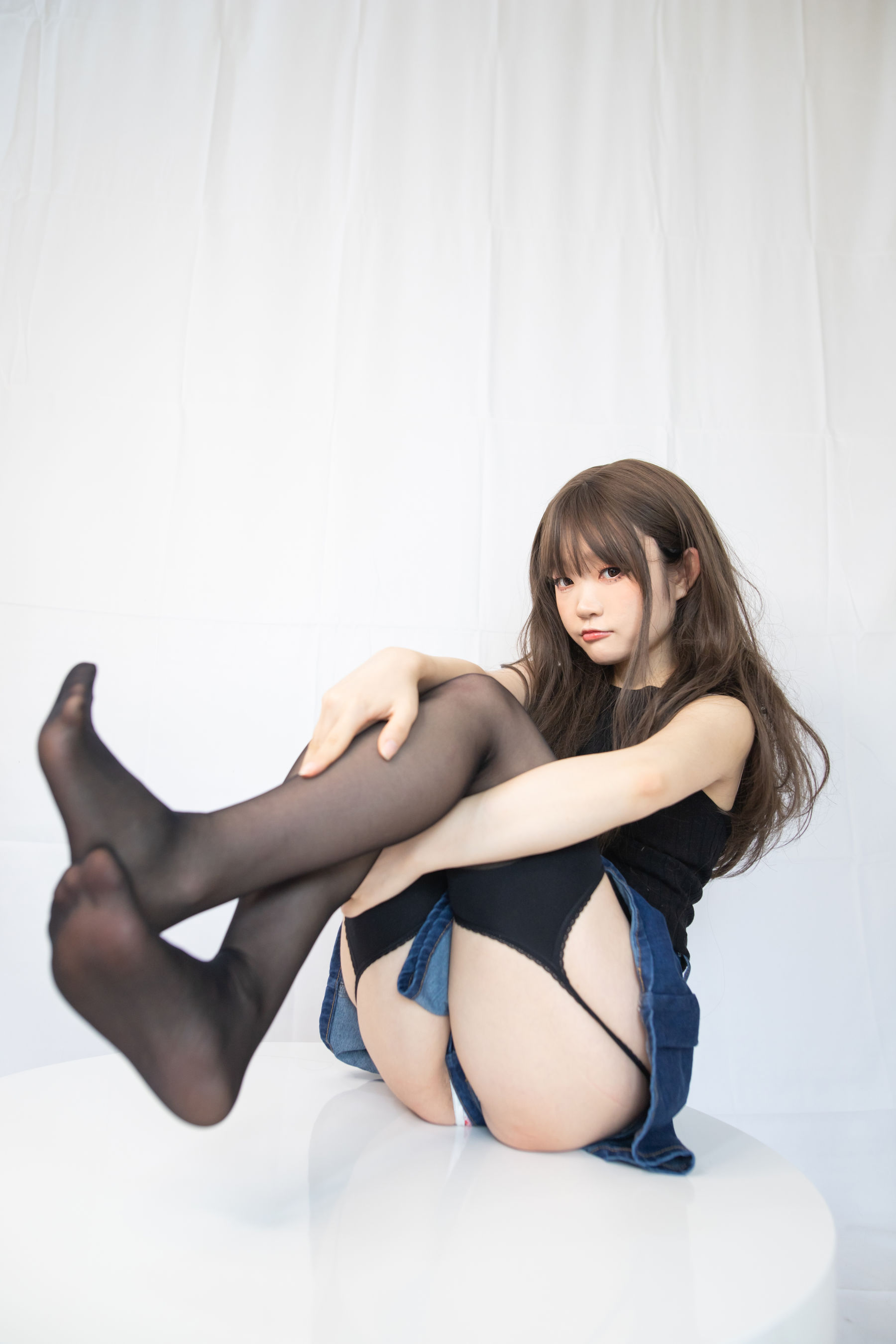 图片[4] - 神沢永莉 - 毛衣牛仔裙吊带黑丝 [22P] - 机器猫次元 - 机器猫次元