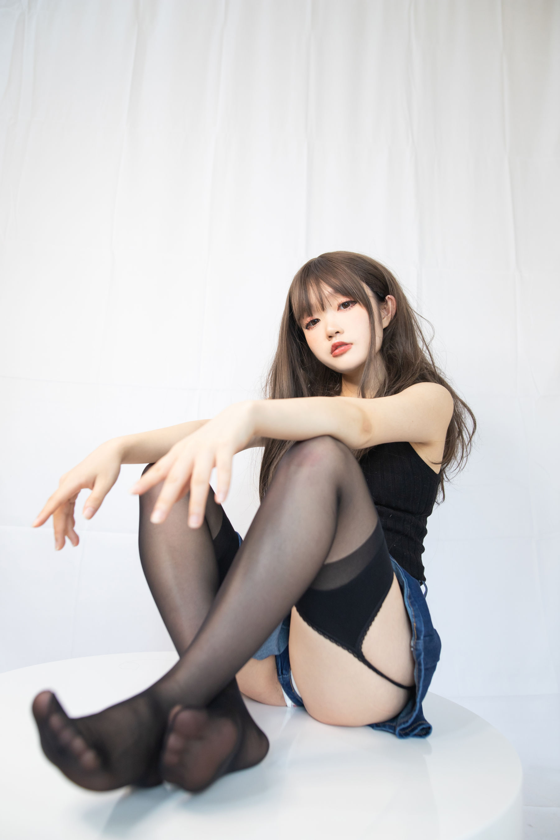 图片[3] - 神沢永莉 - 毛衣牛仔裙吊带黑丝 [22P] - 机器猫次元 - 机器猫次元