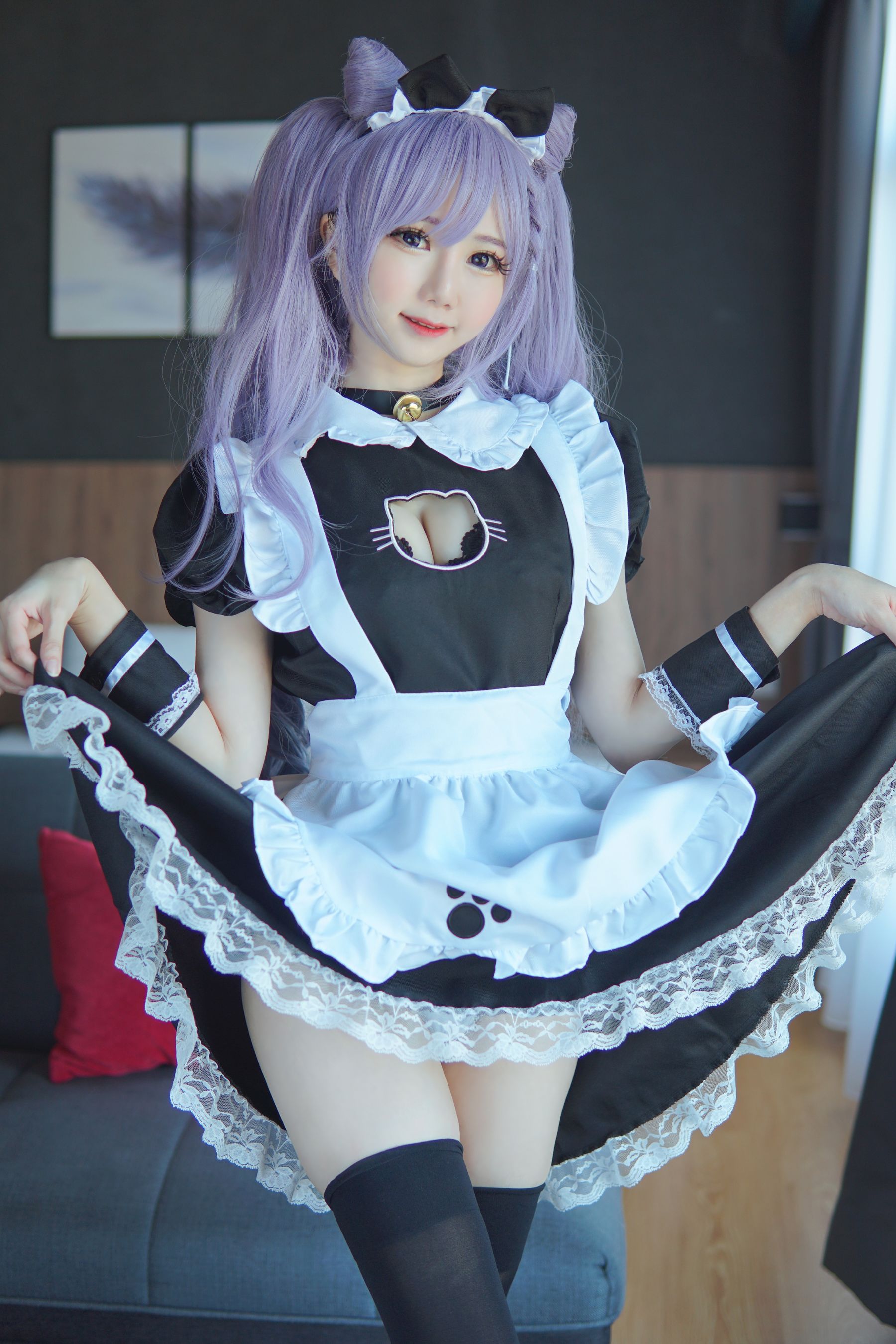 图片[2] - Sally Dorasnow - Keqing Maid [52P] - 机器猫次元 - 机器猫次元
