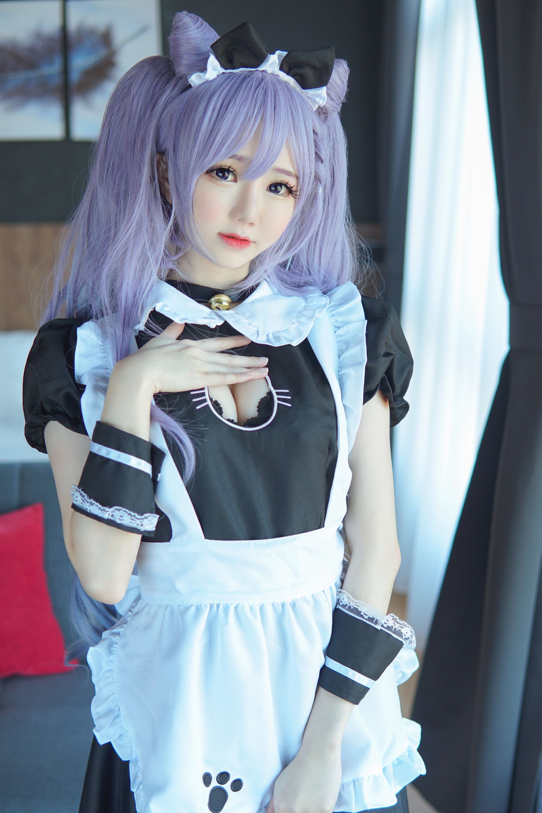 图片[1] - Sally Dorasnow - Keqing Maid [52P] - 机器猫次元 - 机器猫次元