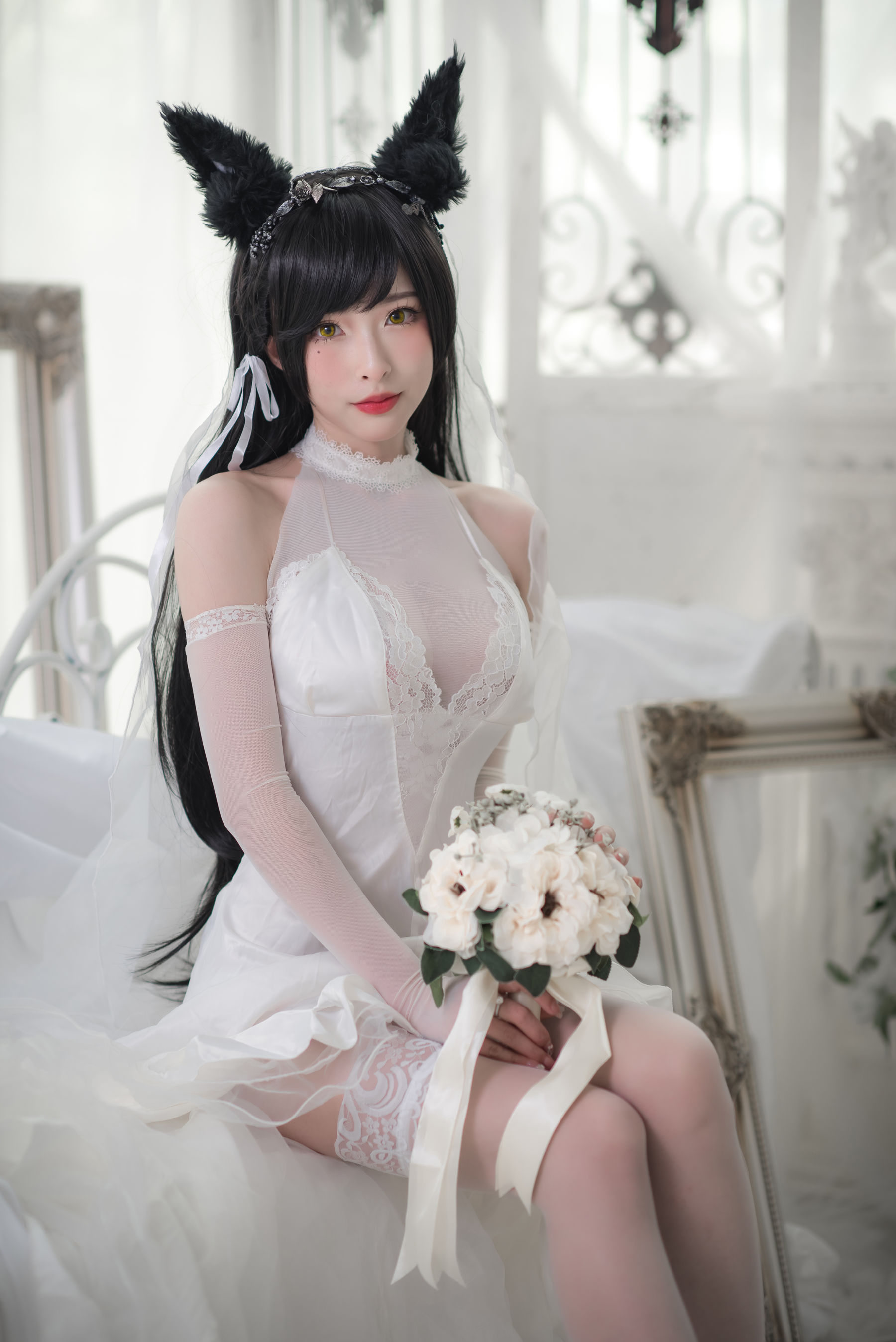 图片[1] - 清水由乃 - 爱宕婚纱 [49P] - 机器猫次元 - 机器猫次元