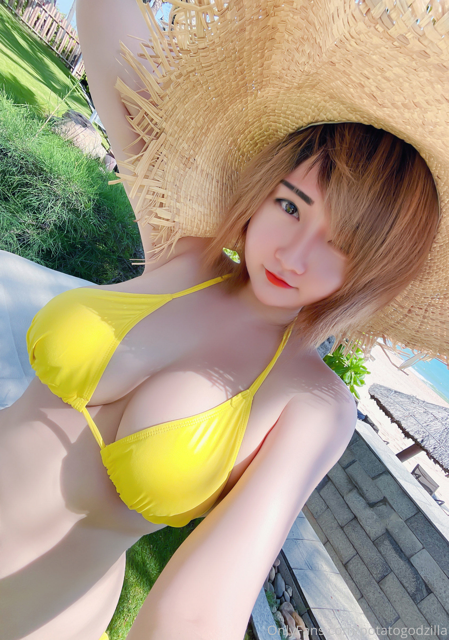 图片[6] - Potato Godzilla - Yellow Bikini [25P] - 机器猫次元 - 机器猫次元