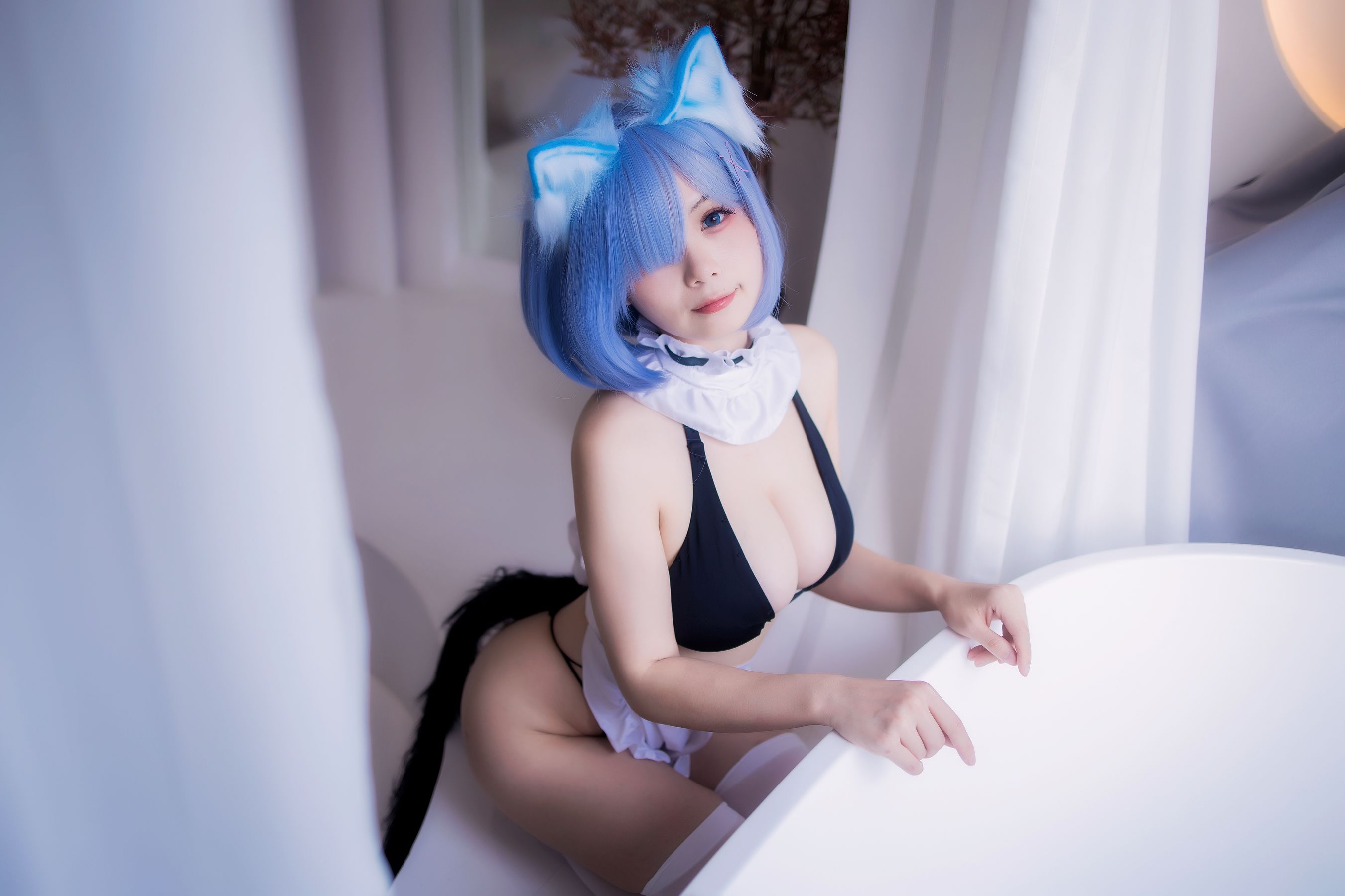 图片[3] - 末夜787 - 蕾姆女仆泳装 [47P] - 机器猫次元 - 机器猫次元
