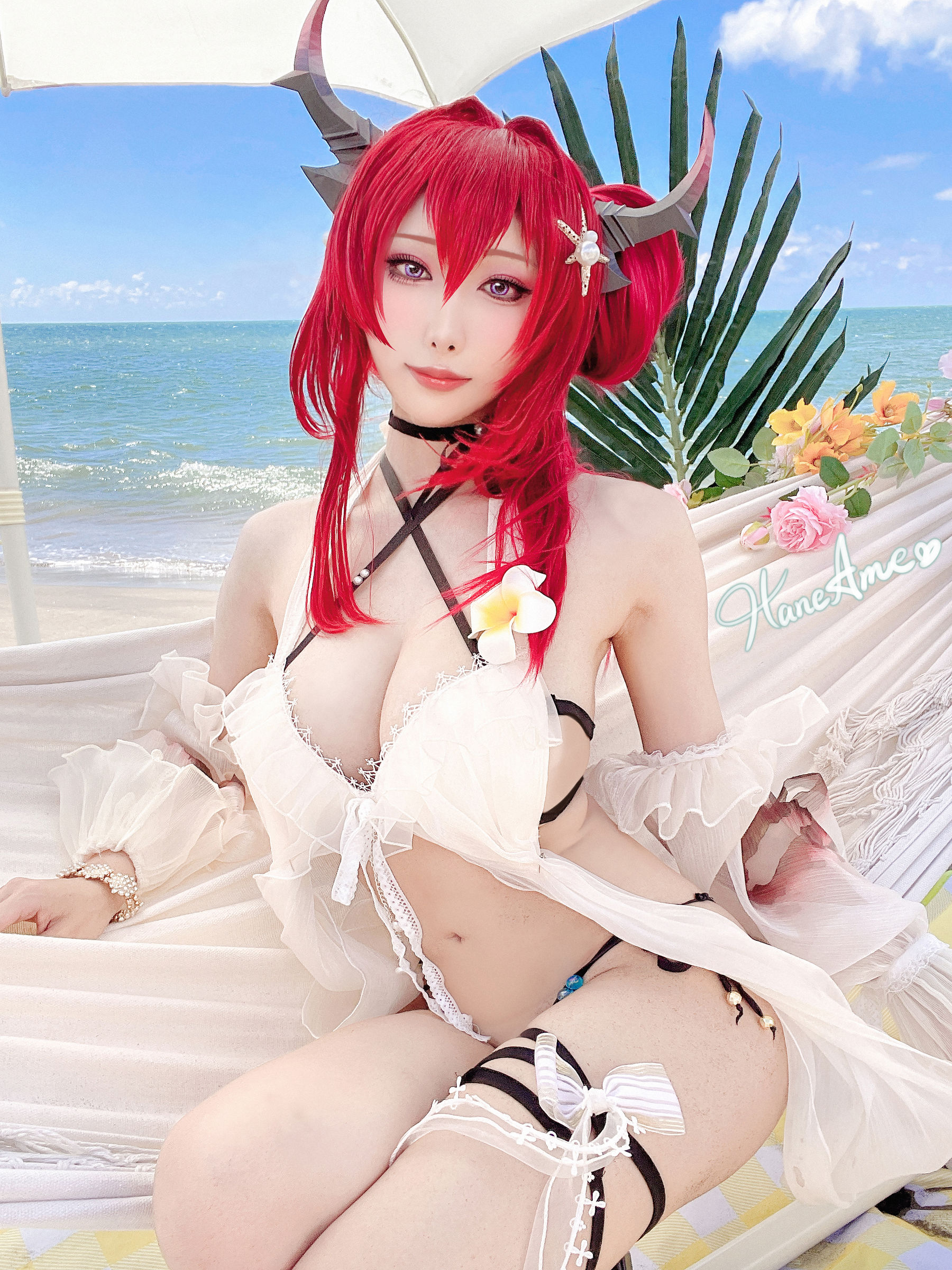 图片[4] - 雨波_HaneAme - Arknights Surtr 泳裝 [38P] - 机器猫次元 - 机器猫次元