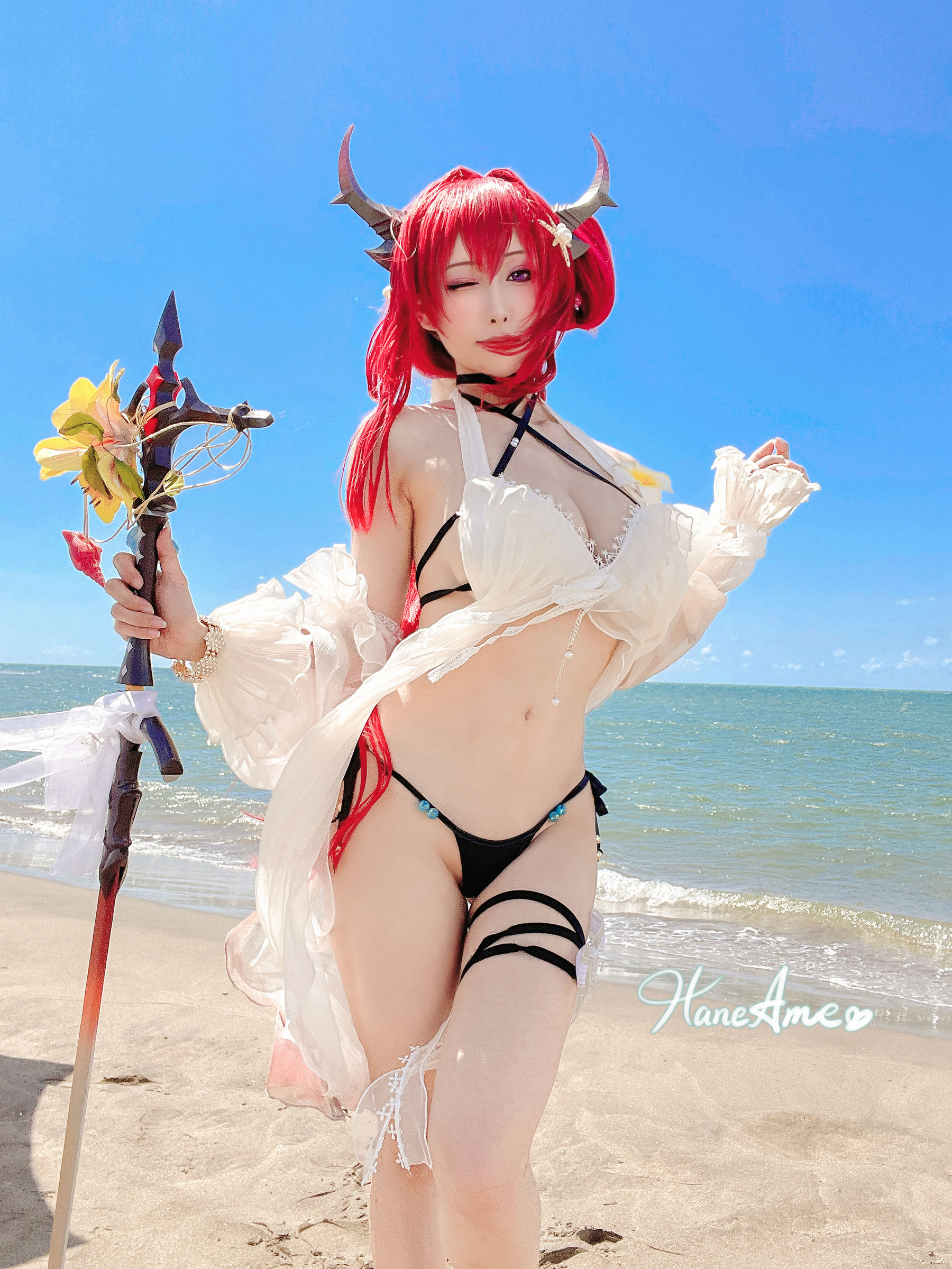 图片[2] - 雨波_HaneAme - Arknights Surtr 泳裝 [38P] - 机器猫次元 - 机器猫次元