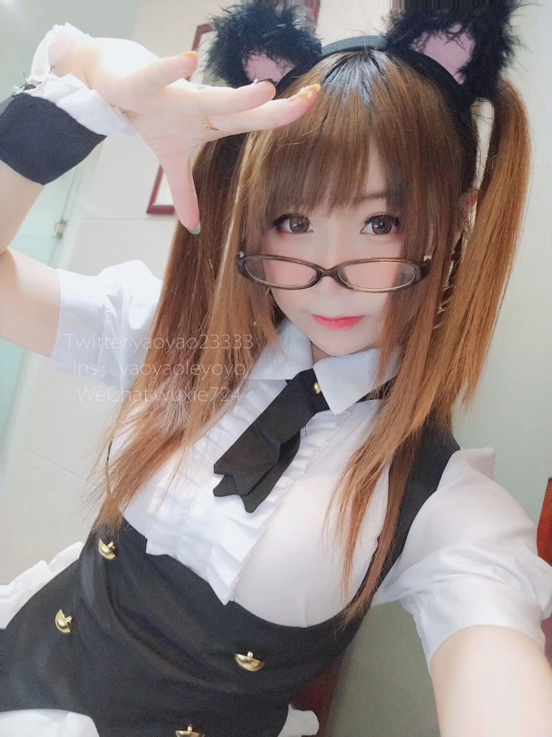 图片[1] - 摇摇乐yoyo - 黑丝女仆 [59P] - 机器猫次元 - 机器猫次元