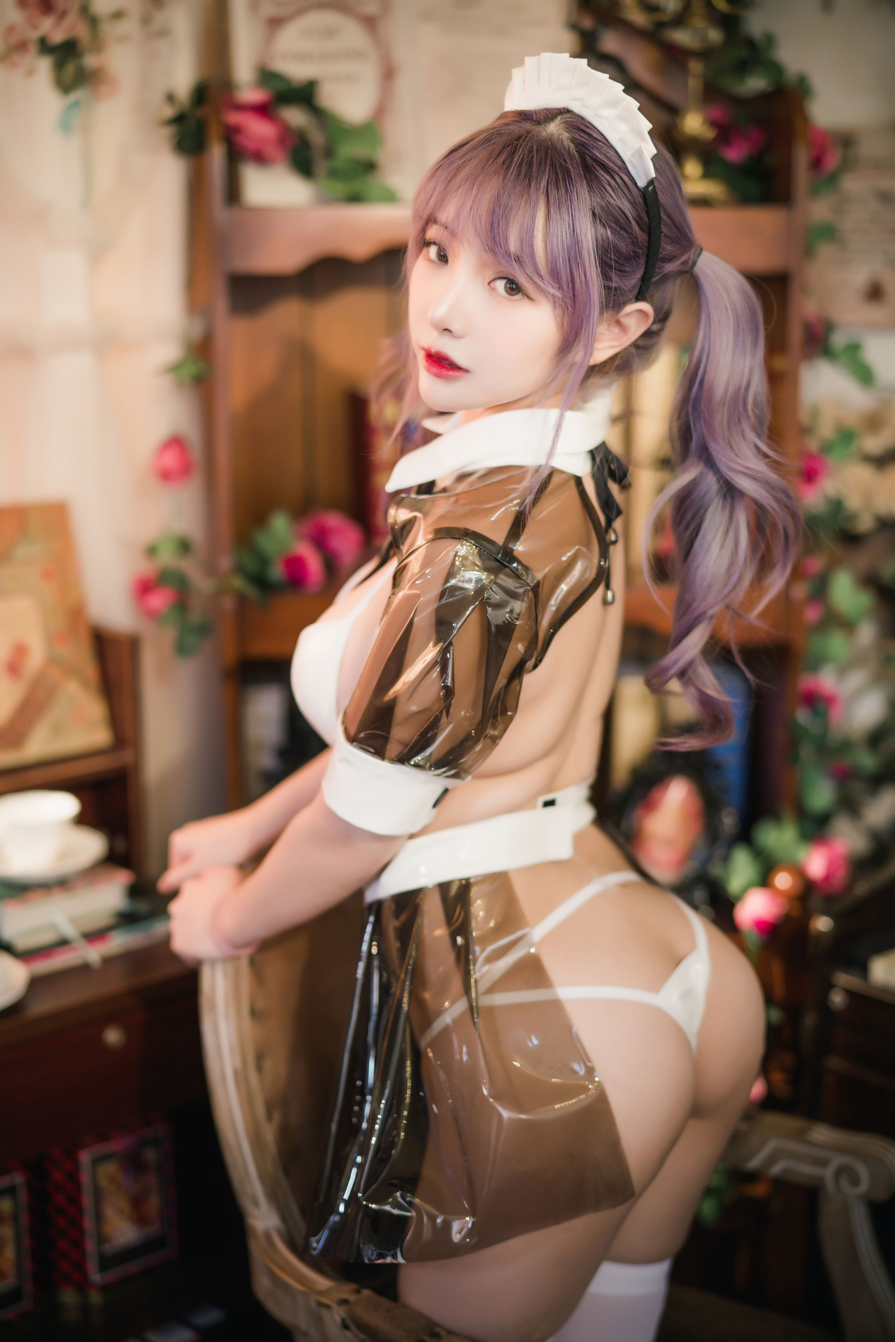 图片[5] - 雯妹不讲道理 - 透明皮衣女仆 [18P] - 机器猫次元 - 机器猫次元