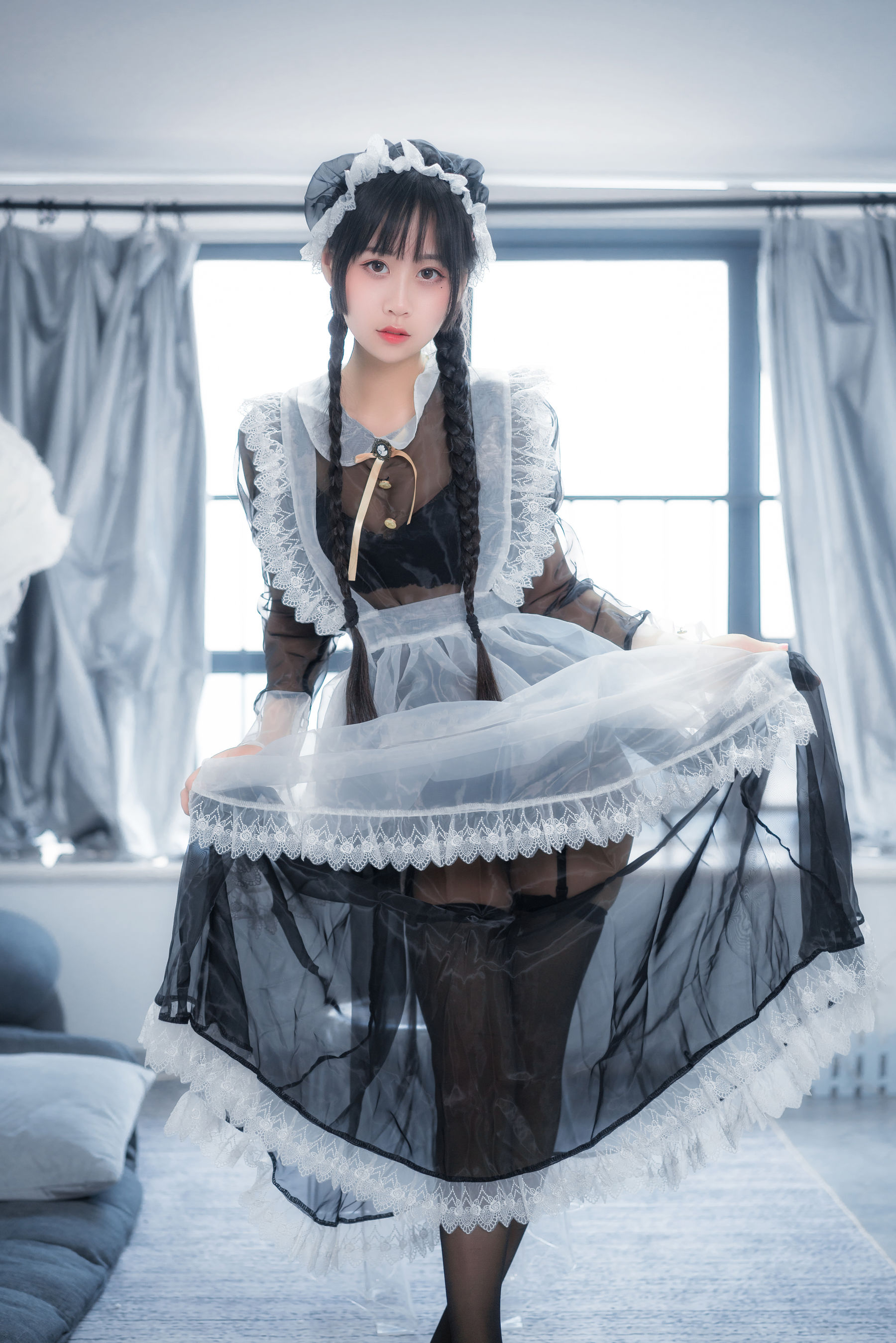 图片[1] - 萌芽儿o0 - 透明女仆2 [27P] - 机器猫次元 - 机器猫次元