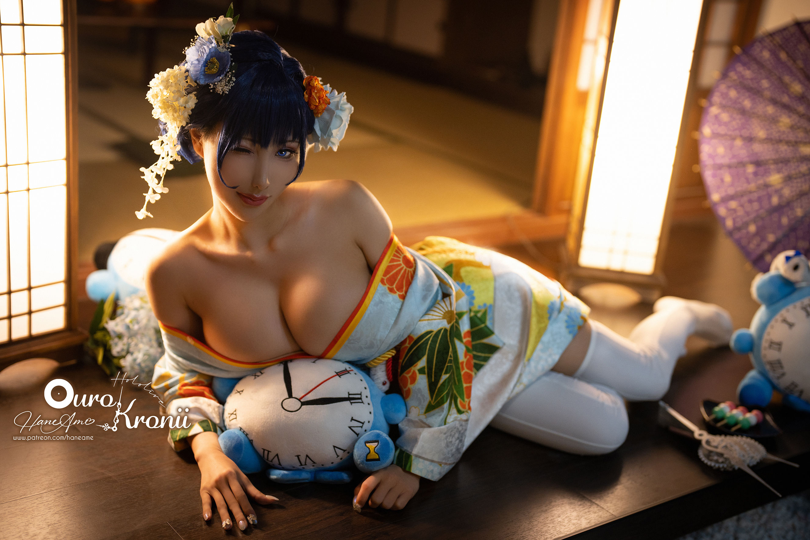 图片[4] - 雨波_HaneAme - Hololive Kronii 時間 Kimono [26P] - 机器猫次元 - 机器猫次元