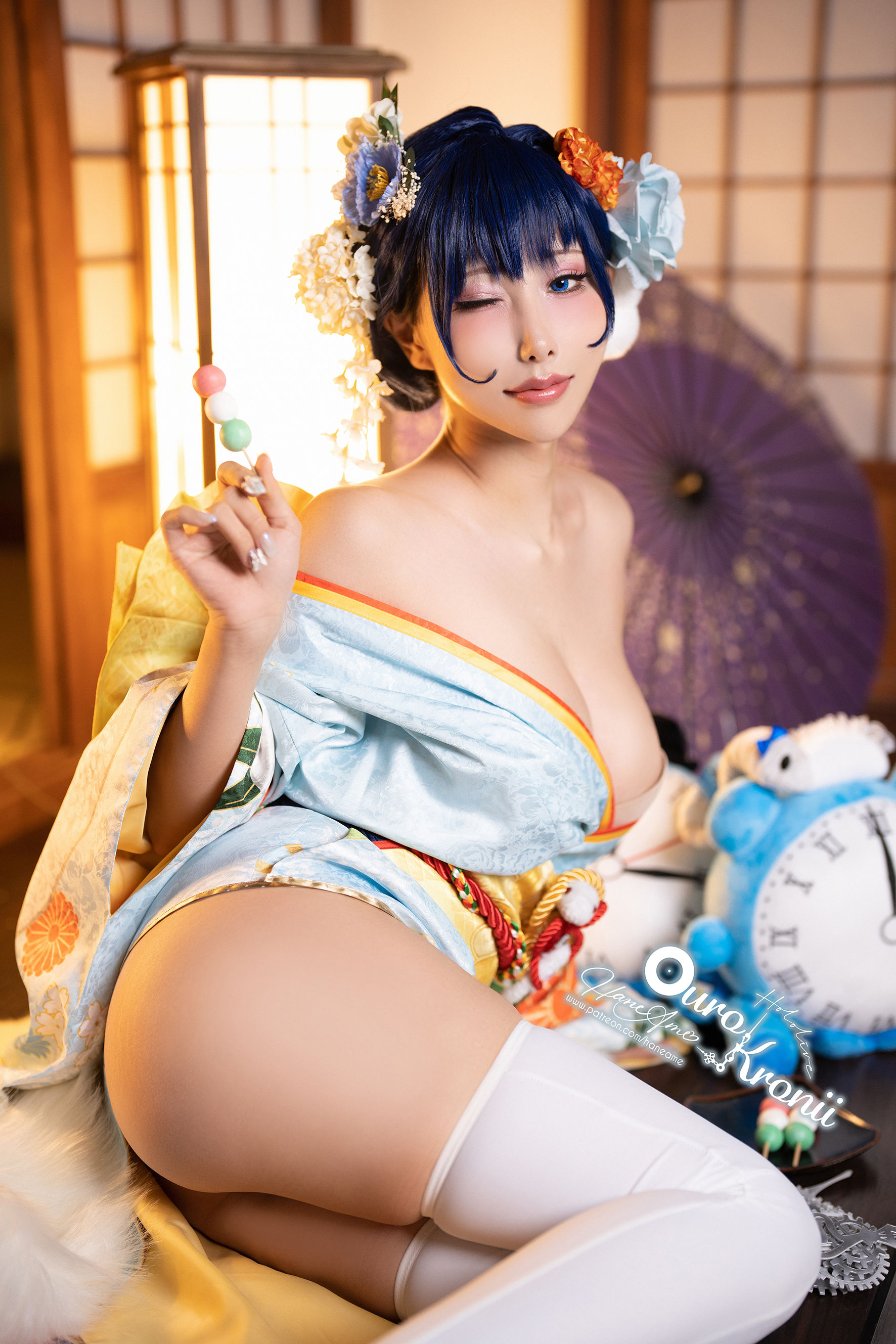 图片[2] - 雨波_HaneAme - Hololive Kronii 時間 Kimono [26P] - 机器猫次元 - 机器猫次元