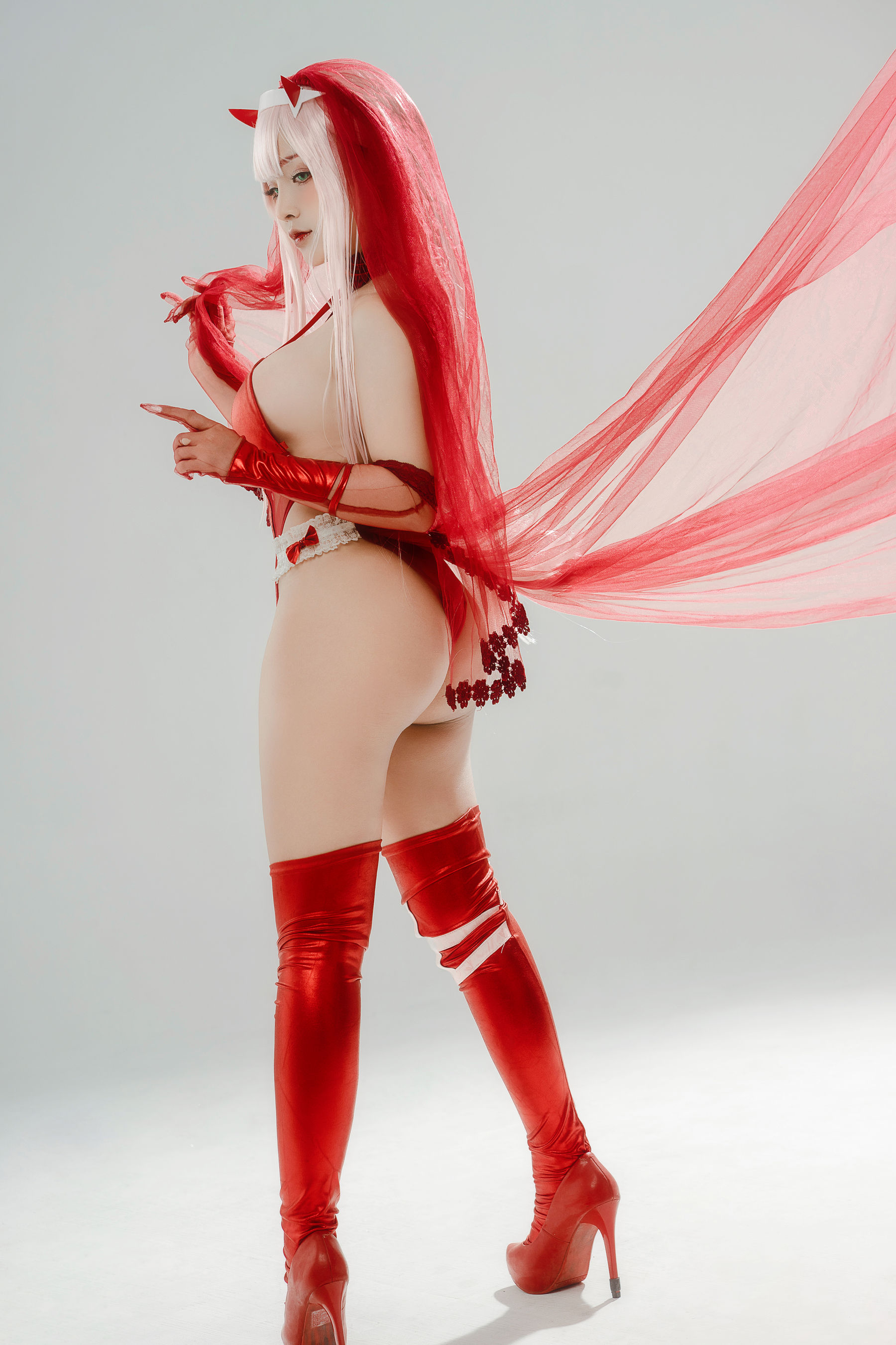 图片[3] - Sayo Momo - Zero Two Wedding Dress [21P] - 机器猫次元 - 机器猫次元