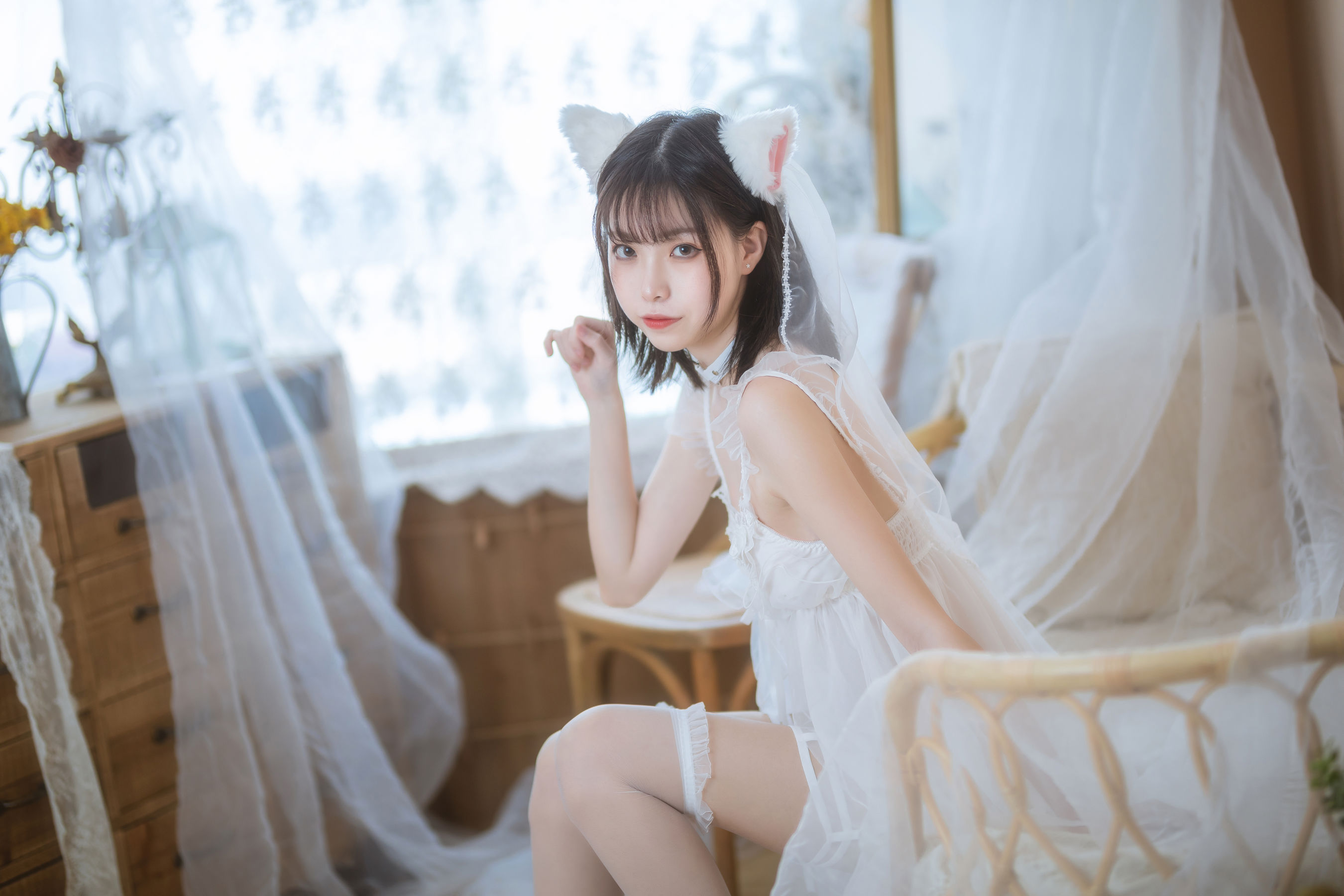 图片[3] - 许岚 - 少女白色裙 [41P] - 机器猫次元 - 机器猫次元