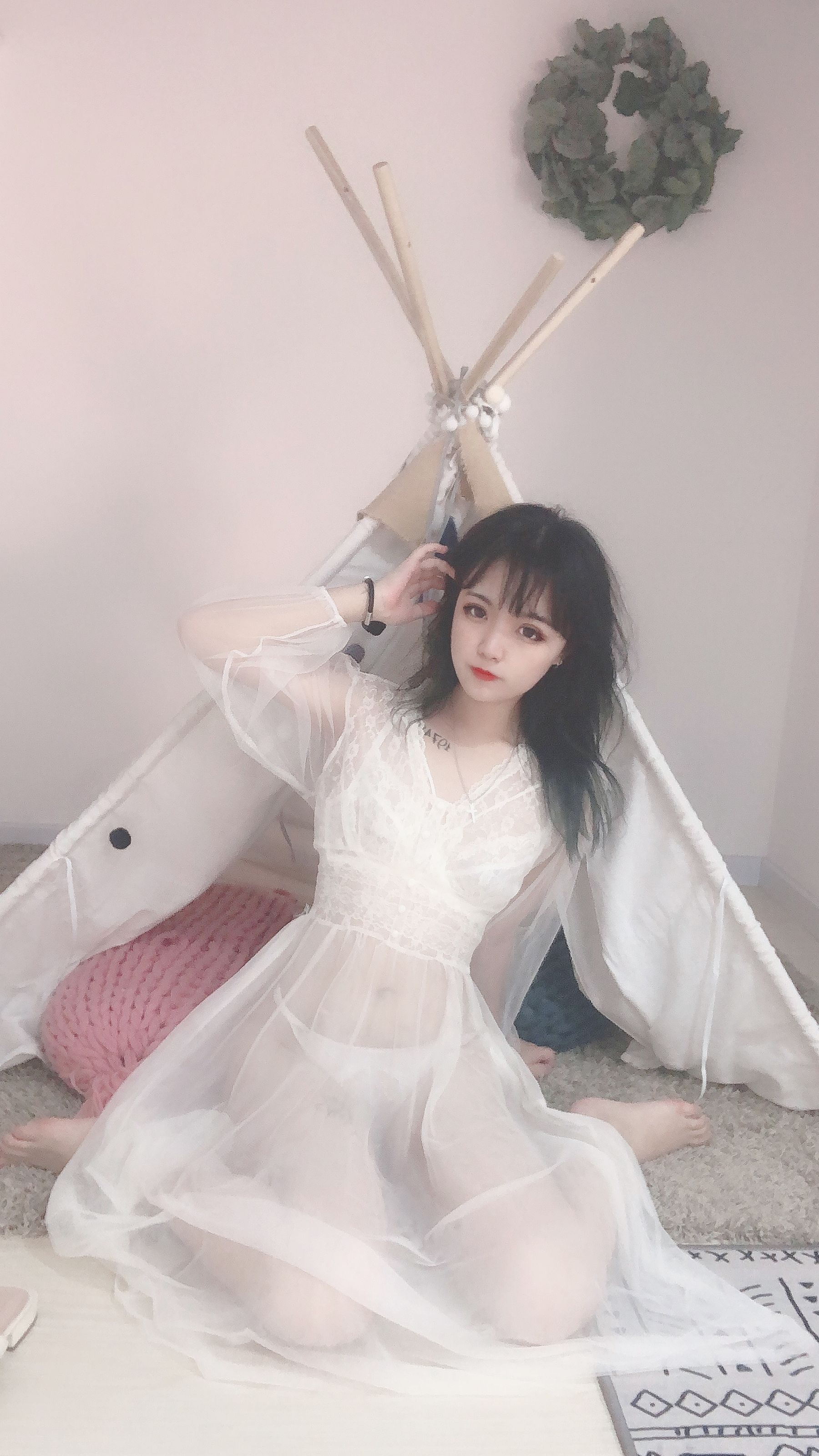 图片[4] - 安妮 - 白色纱裙 [34P] - 机器猫次元 - 机器猫次元