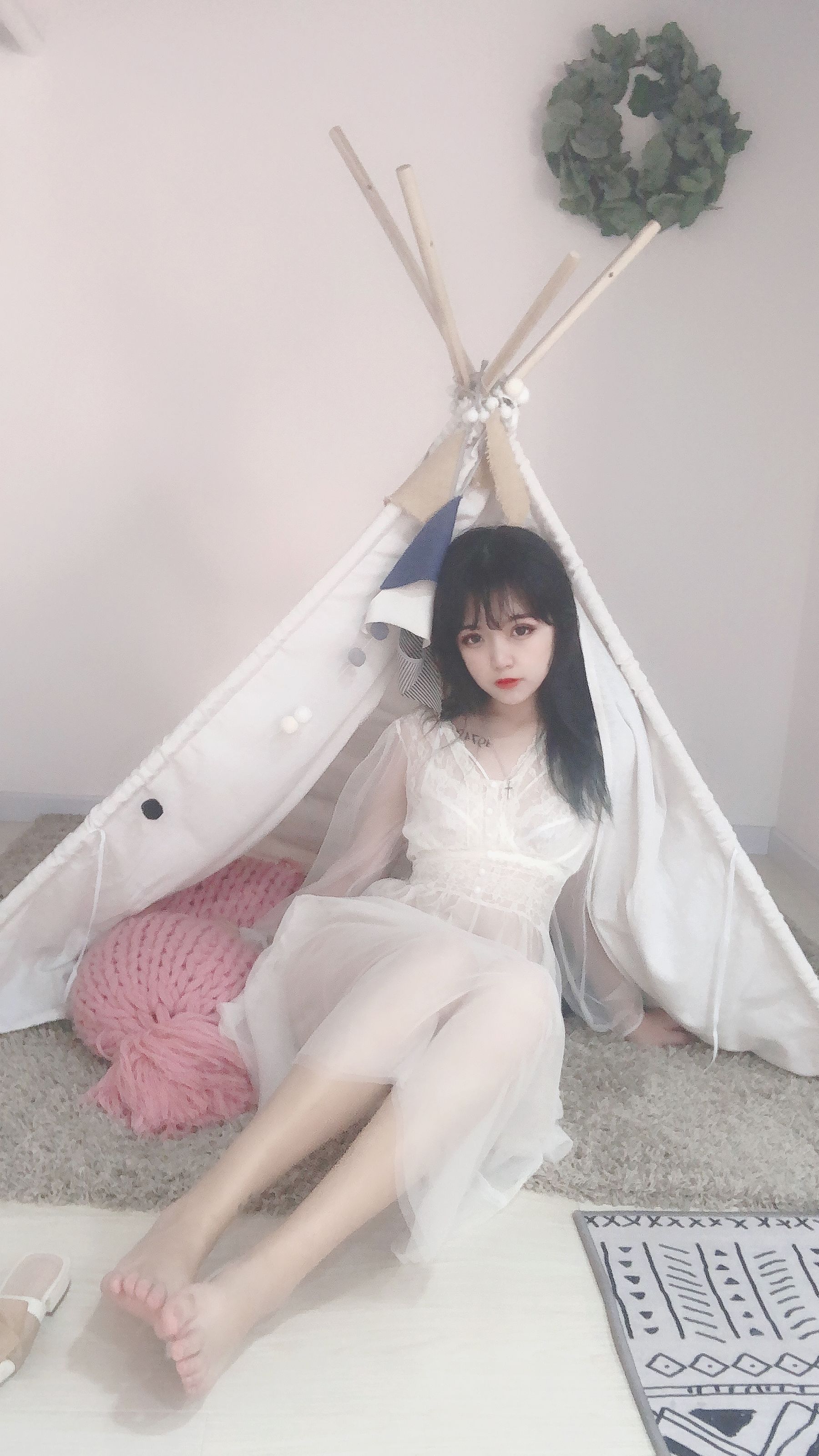 图片[5] - 安妮 - 白色纱裙 [34P] - 机器猫次元 - 机器猫次元