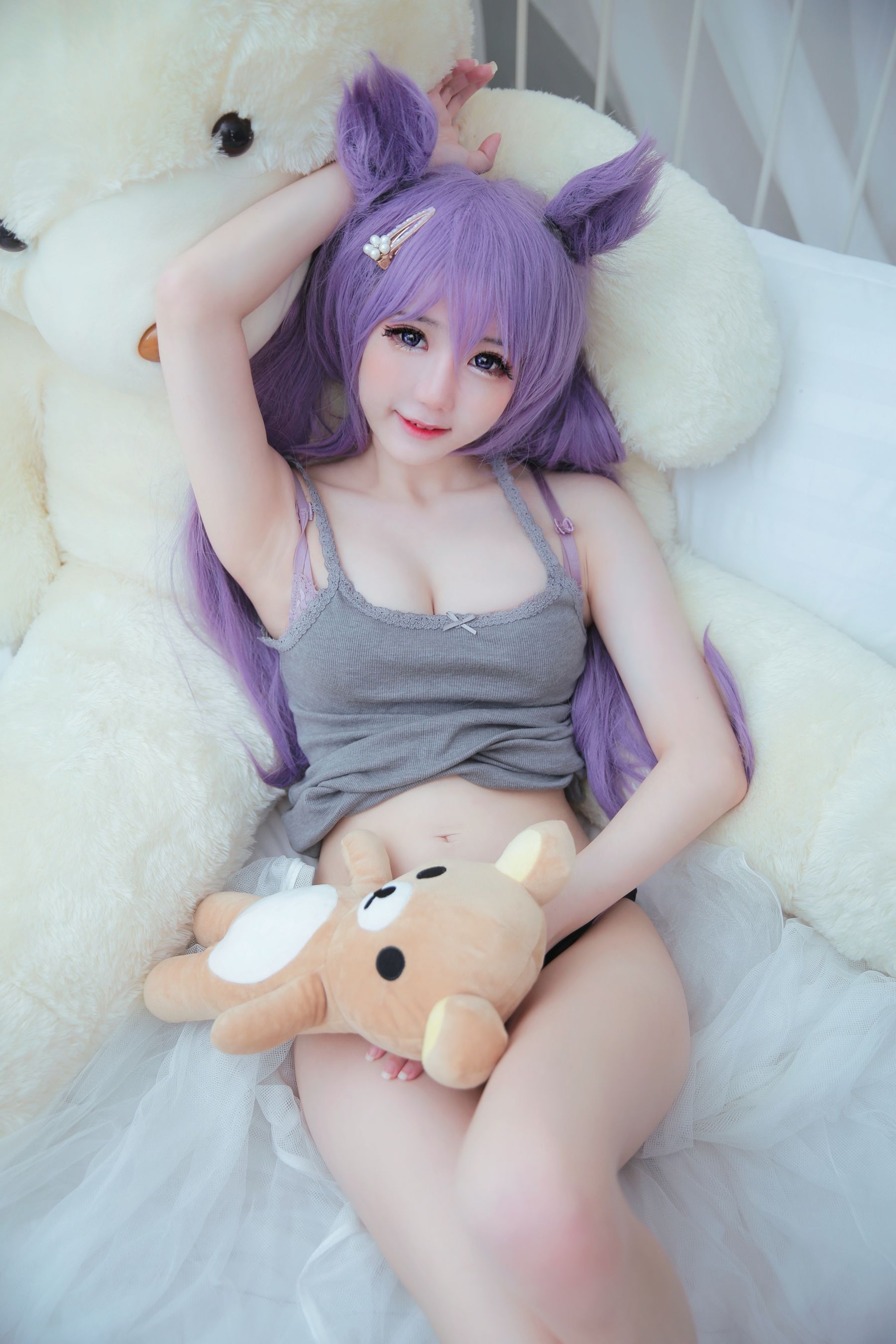 图片[1] - Sally Dorasnow - Keqing Lingerie [46P] - 机器猫次元 - 机器猫次元