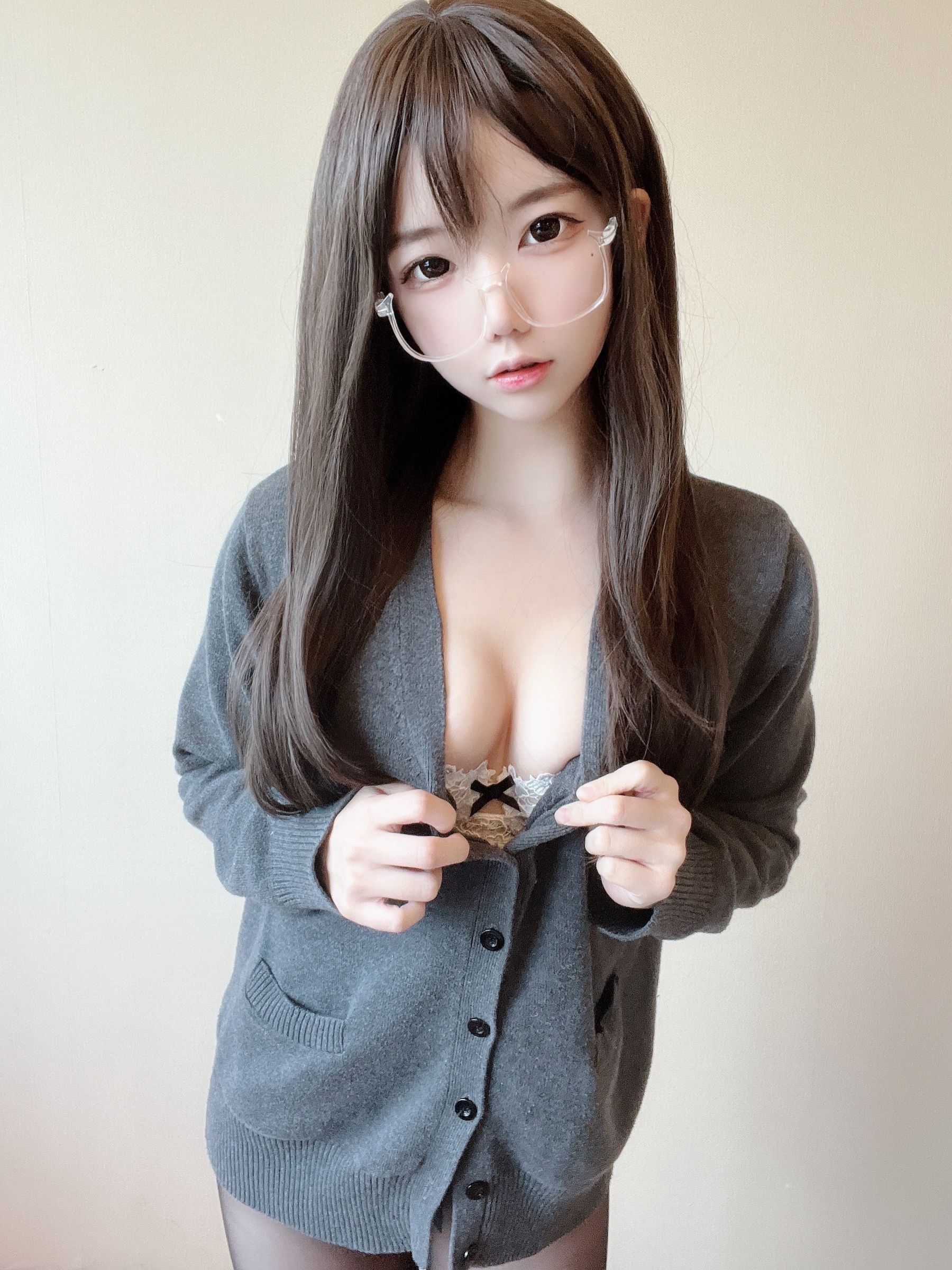 图片[2] - 莉犬酱 - 黑丝白蕾丝 [51P] - 机器猫次元 - 机器猫次元