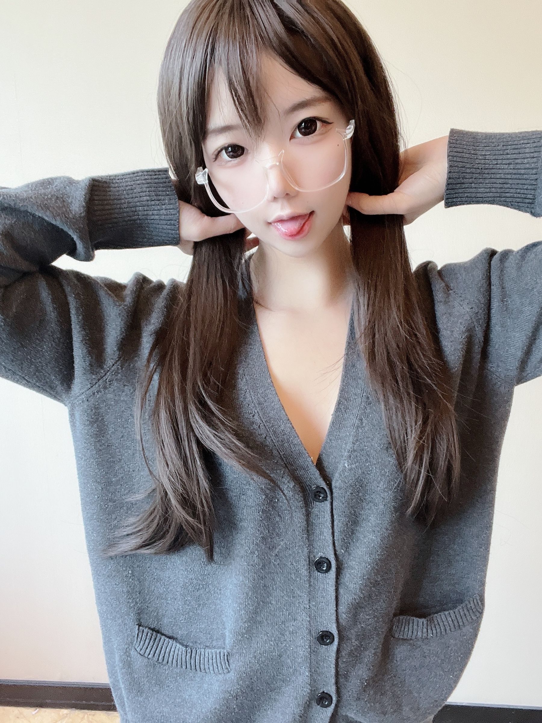 图片[1] - 莉犬酱 - 黑丝白蕾丝 [51P] - 机器猫次元 - 机器猫次元