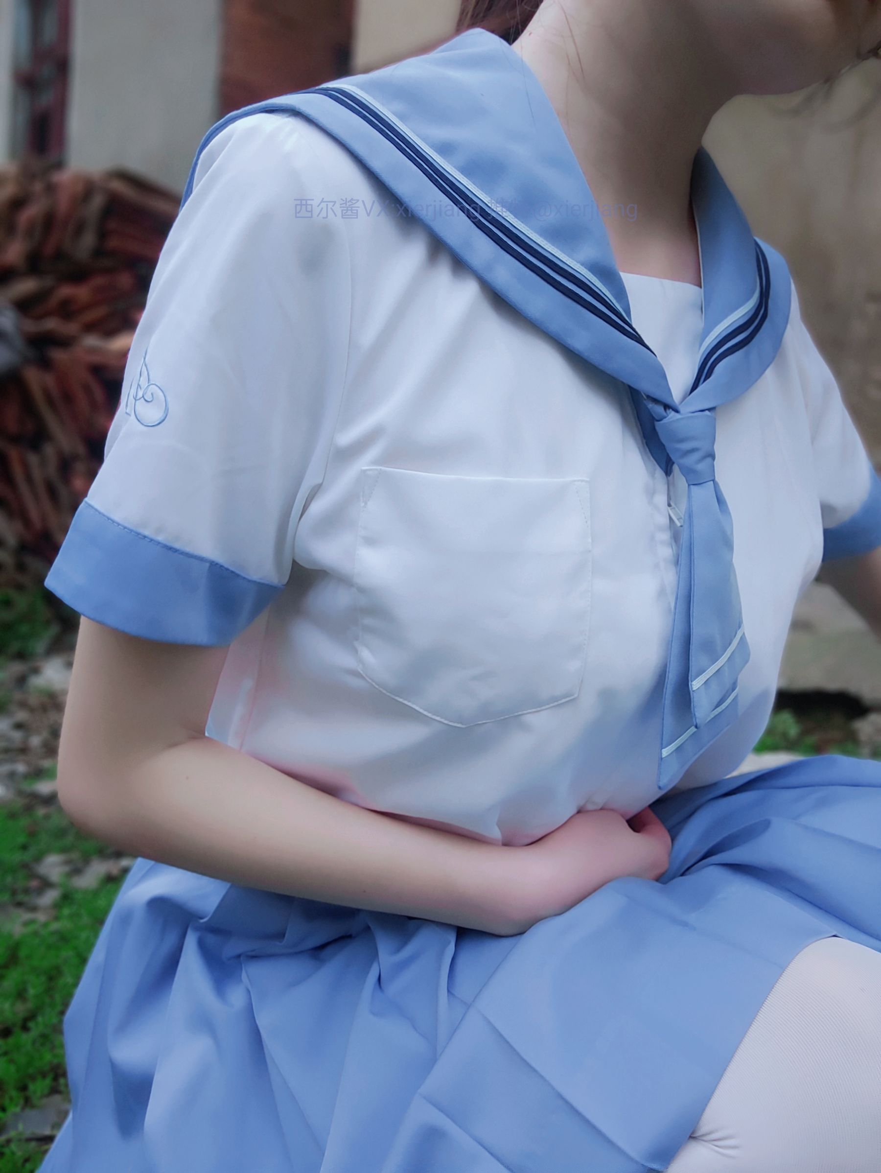图片[2] - 西尔酱 - 青草水手服 [74P] - 机器猫次元 - 机器猫次元