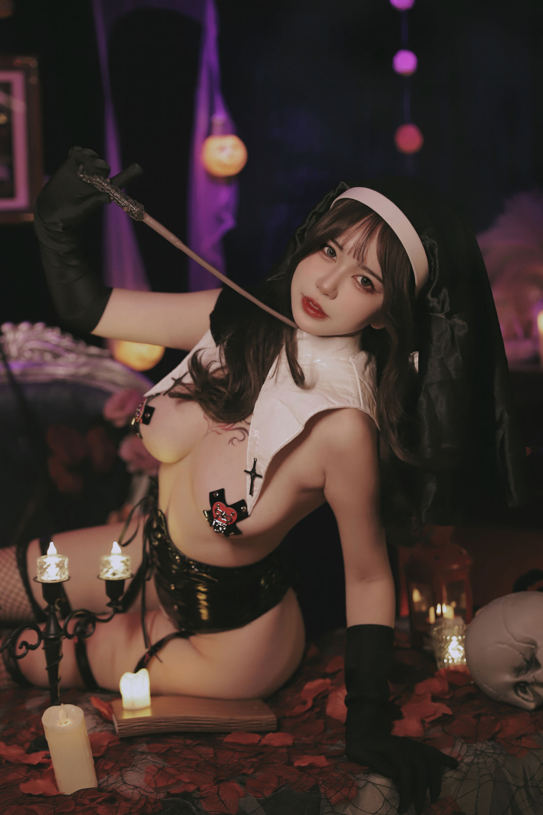 图片[3] - Tina很妖孽呀 - 万圣修女 [72P] - 机器猫次元 - 机器猫次元