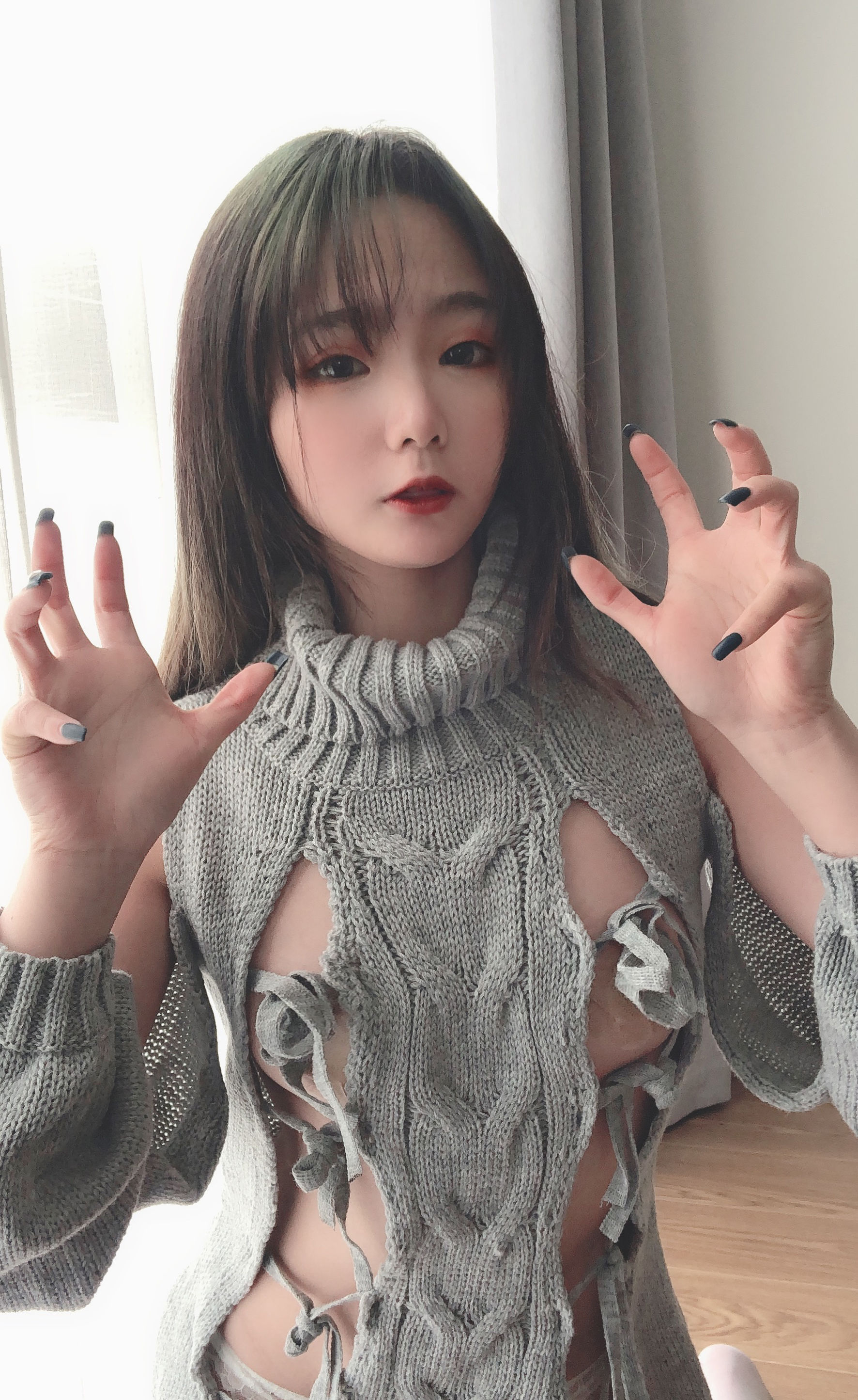 图片[8] - 是青水 露背毛衣 [14P] - 机器猫次元 - 机器猫次元