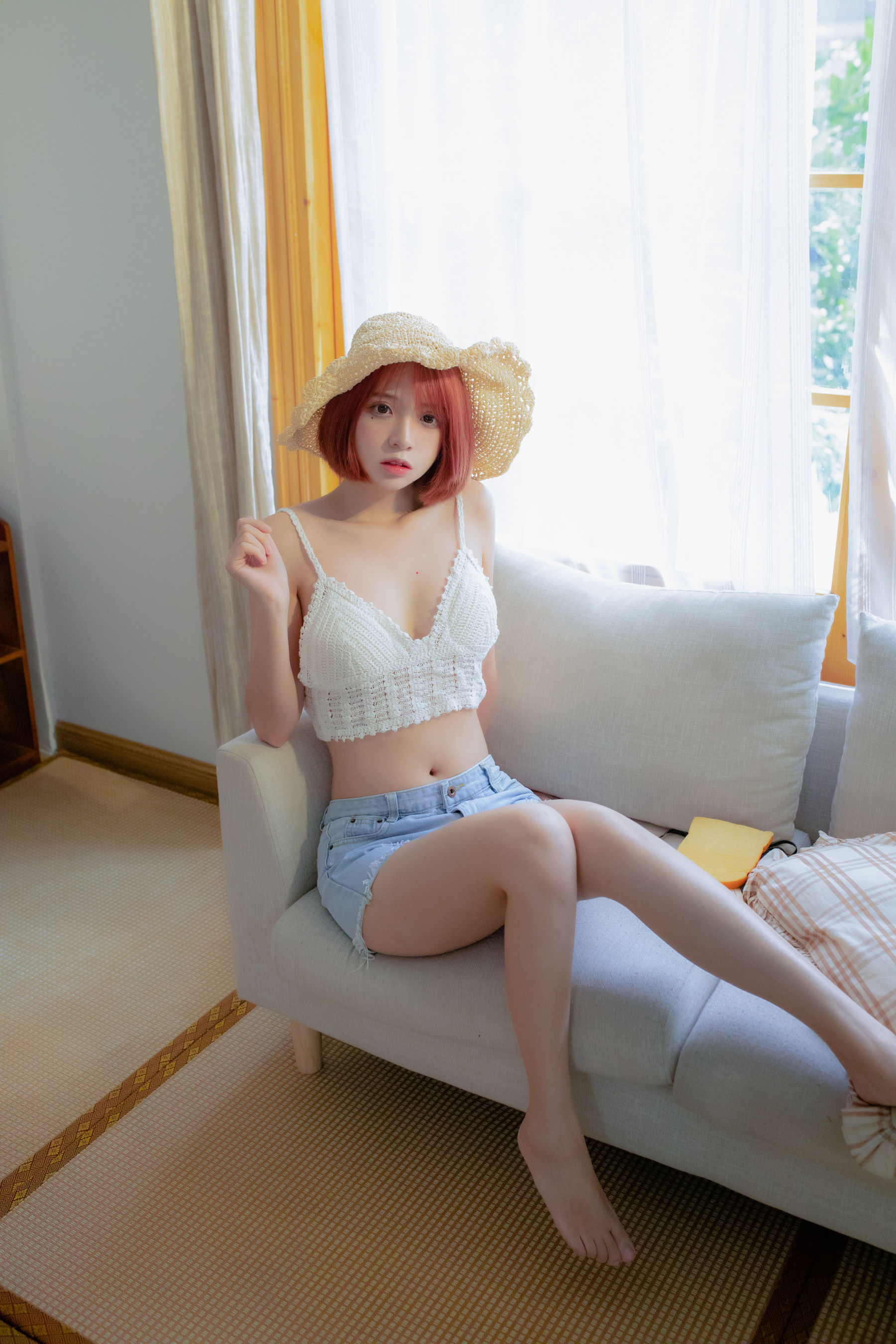 图片[1] - 疯猫ss - 草帽女孩 [30P] - 机器猫次元 - 机器猫次元
